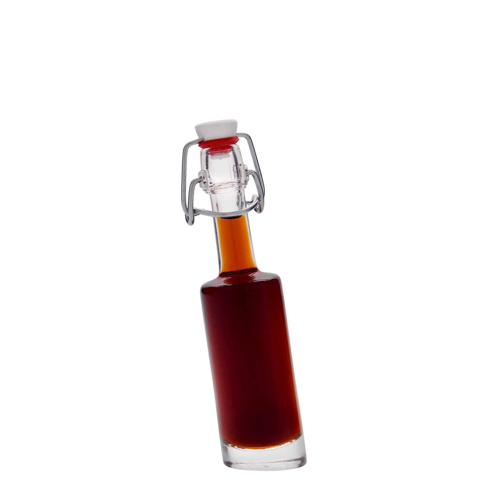 Sticlă de sticlă de 40 ml „Bounty”, gură: închidere cu clemă