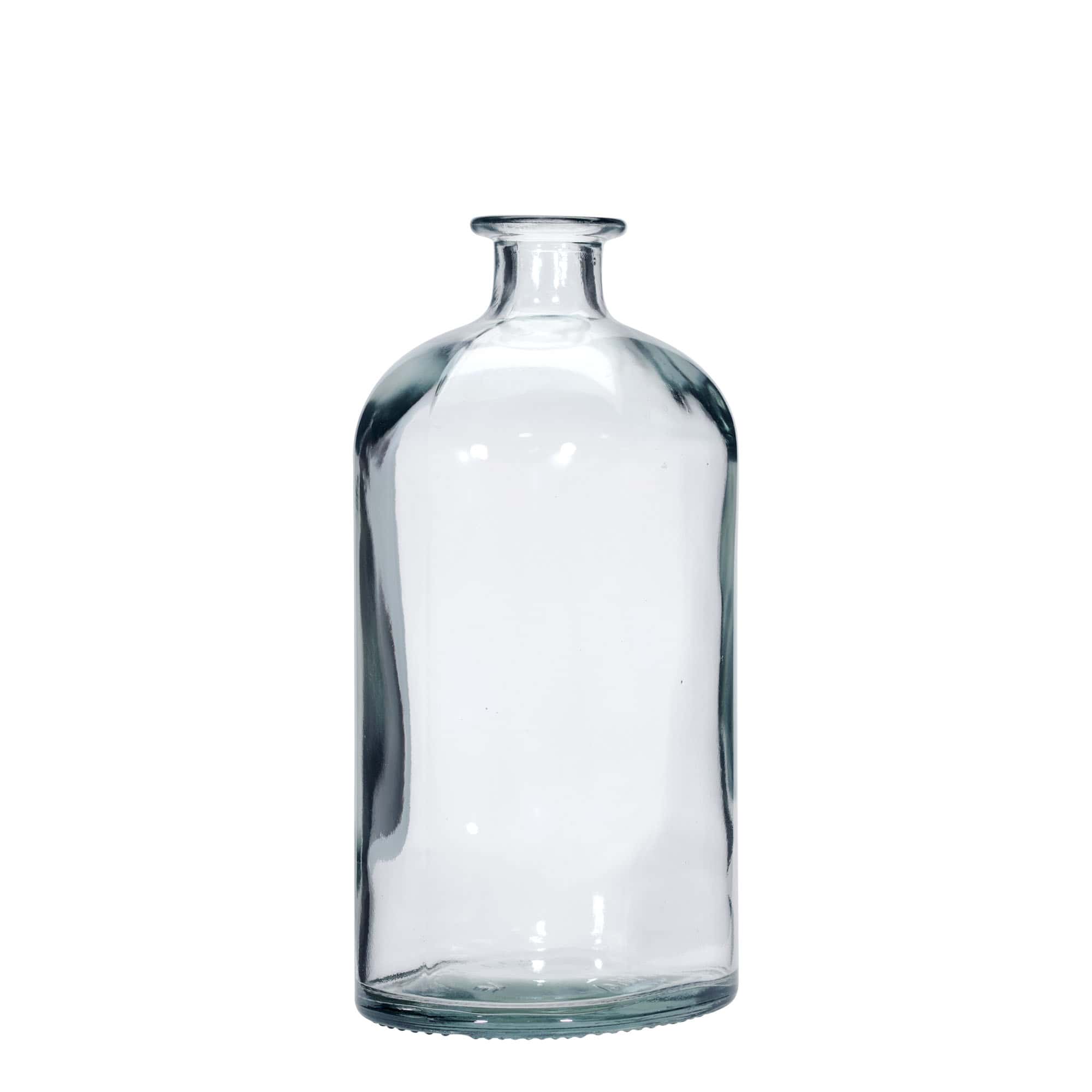 Sticlă de sticlă de 1.000 ml „Dundee”, ovală, gura: dop de plută