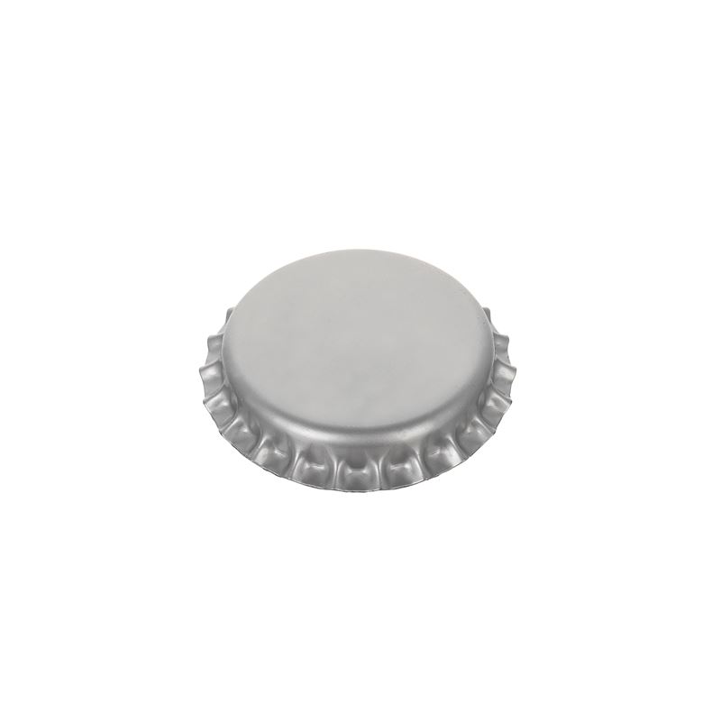 Capace sticle 29 mm, metal, argintiu