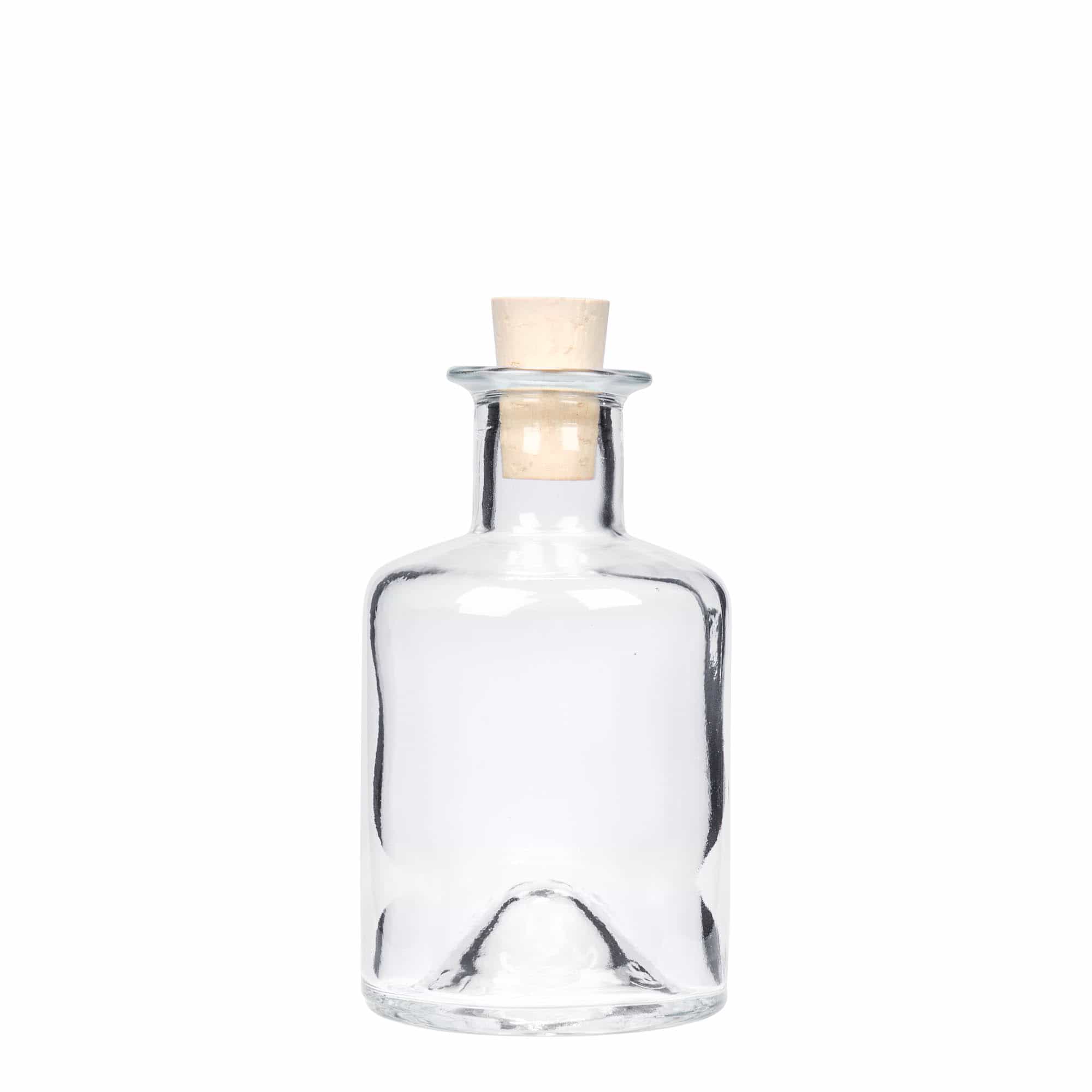 Sticlă de 200 ml pentru farmacie, gura: dop de plută