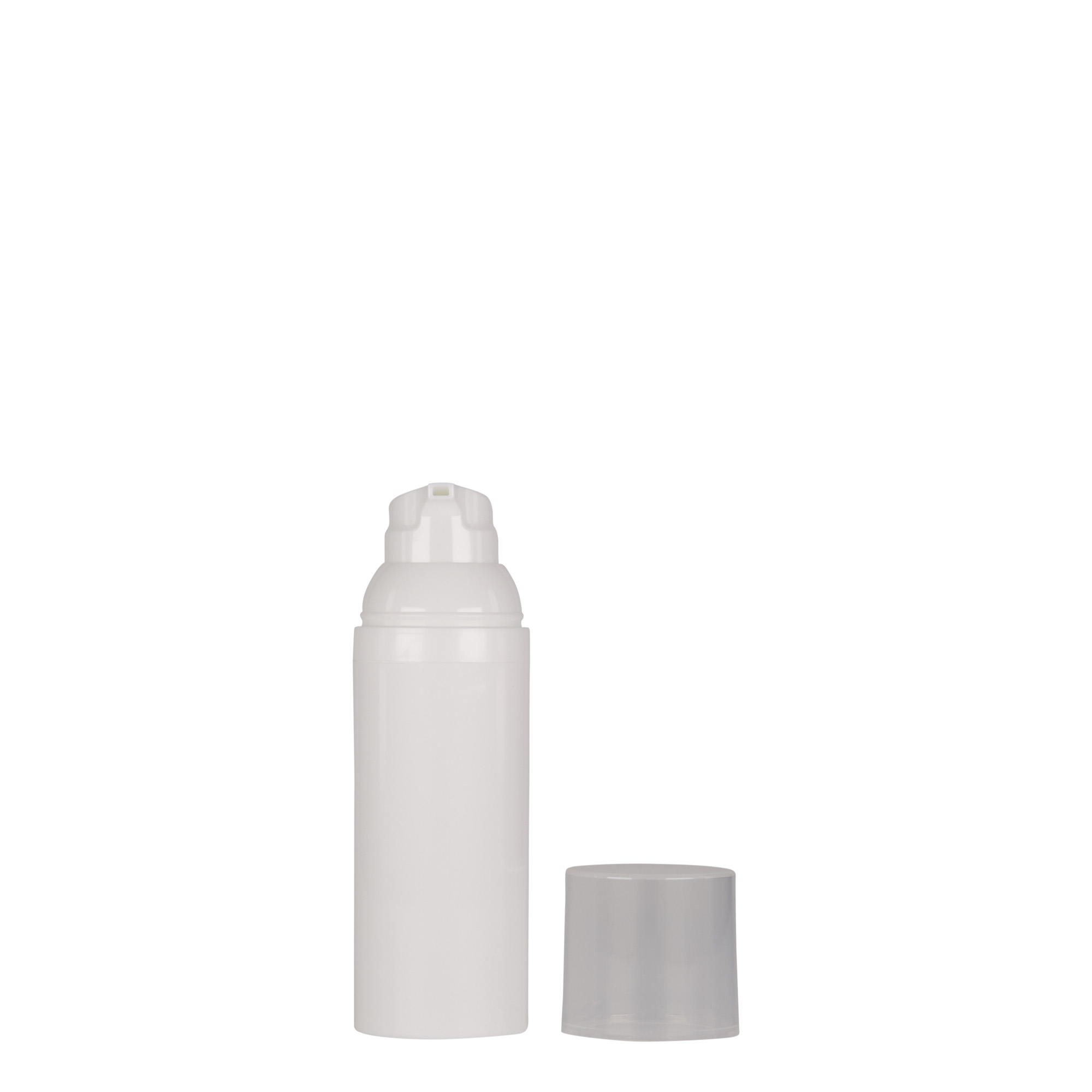 50 ml dozator airless „Mezzo”, plastic PP, alb 50 ml dozator airless „Mezzo”, plastic PP, alb