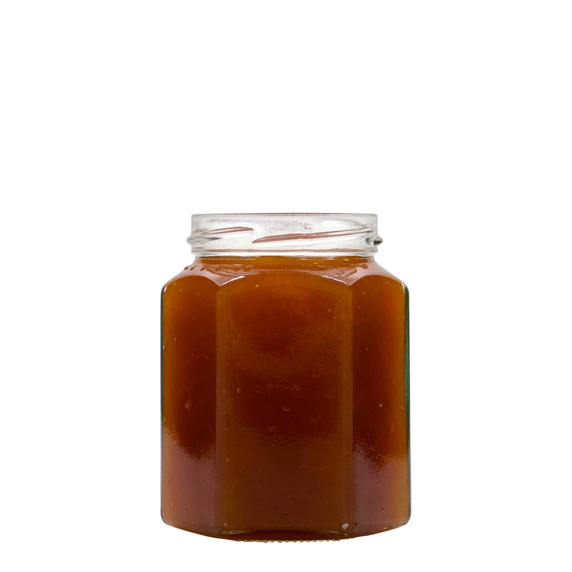 288 ml borcan hexagonal, gura: Twist-Off (TO 63)