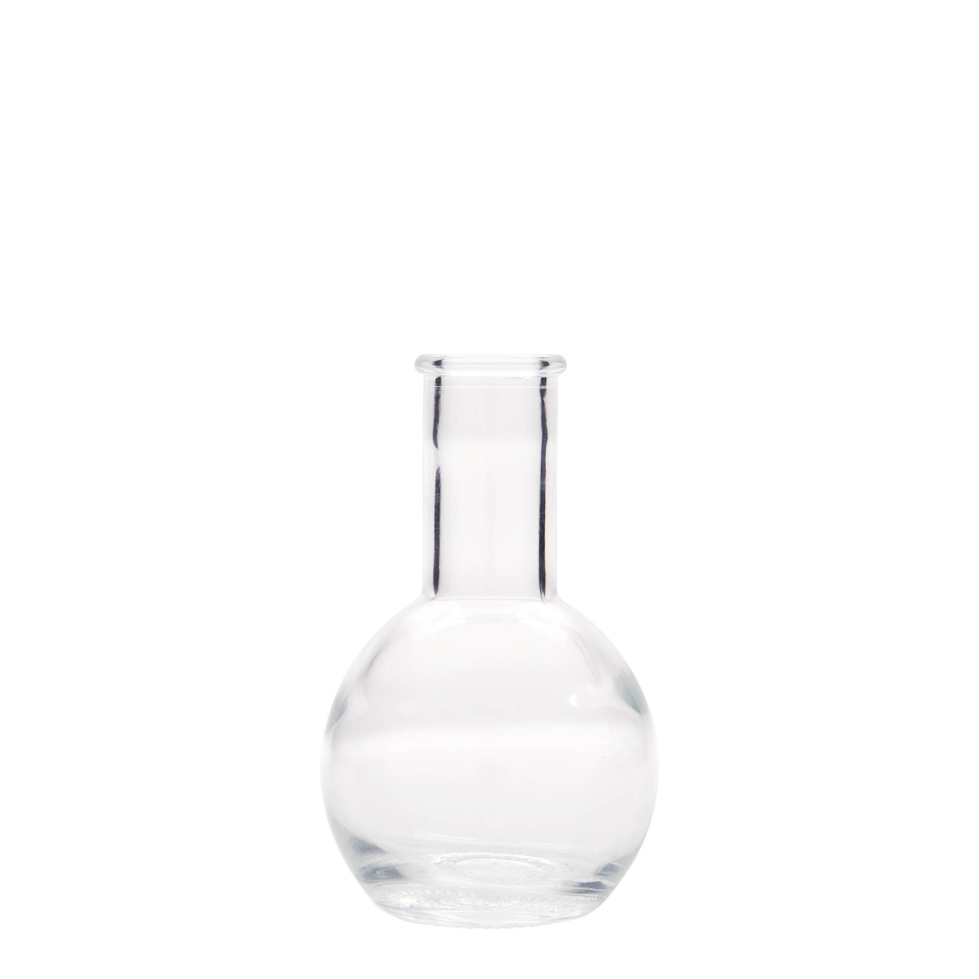Sticlă de sticlă de 100 ml „Tulipano”, gât: dop de plută Sticlă de sticlă de 100 ml „Tulipano”, gât: dop de plută