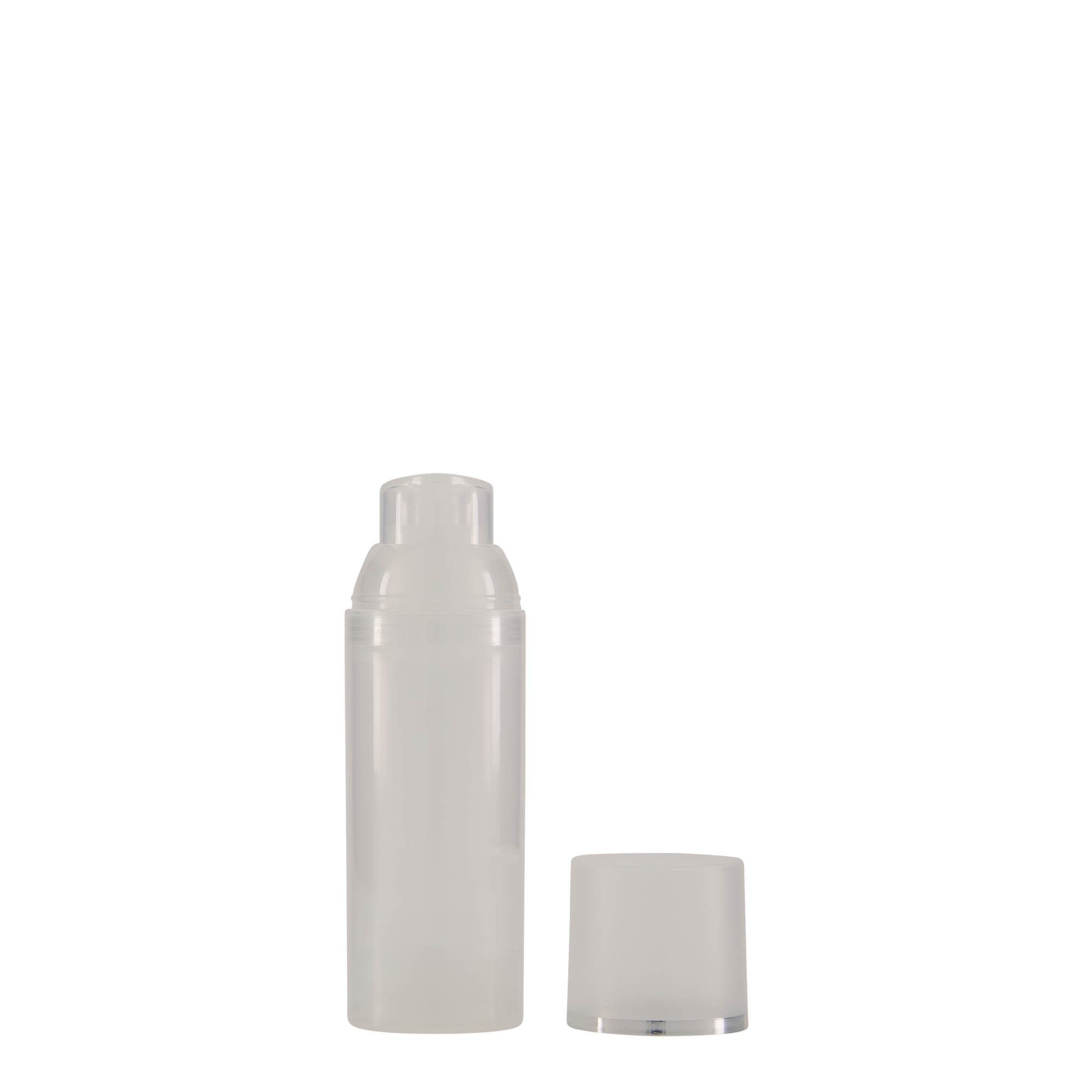 50 ml dozator airless „Mezzo”, plastic PP, natural