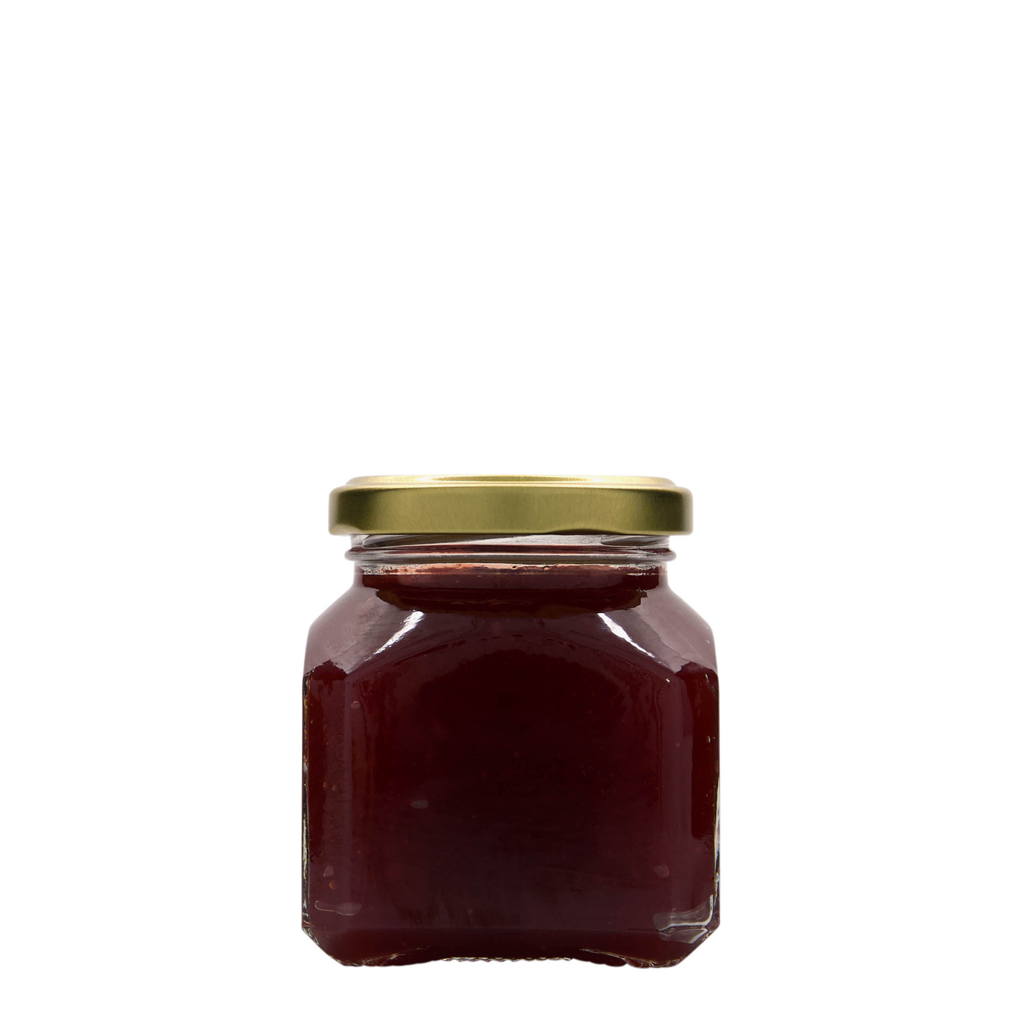 212 ml borcan pătrat 'Milano', deschidere: Twist-Off (TO 58)