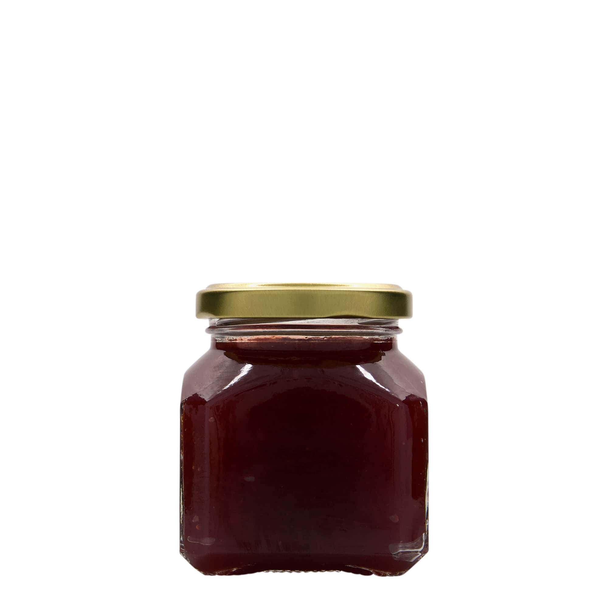 212 ml borcan pătrat 'Milano', deschidere: Twist-Off (TO 58)