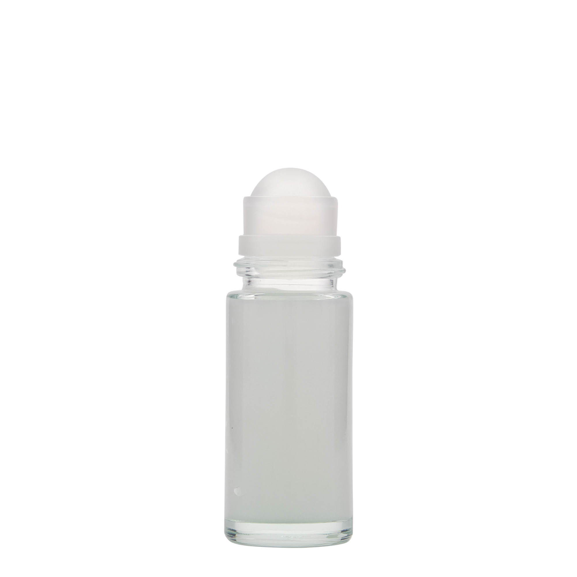 Sticlă roll-on de 50 ml, sticlă, gura: capac cu filet