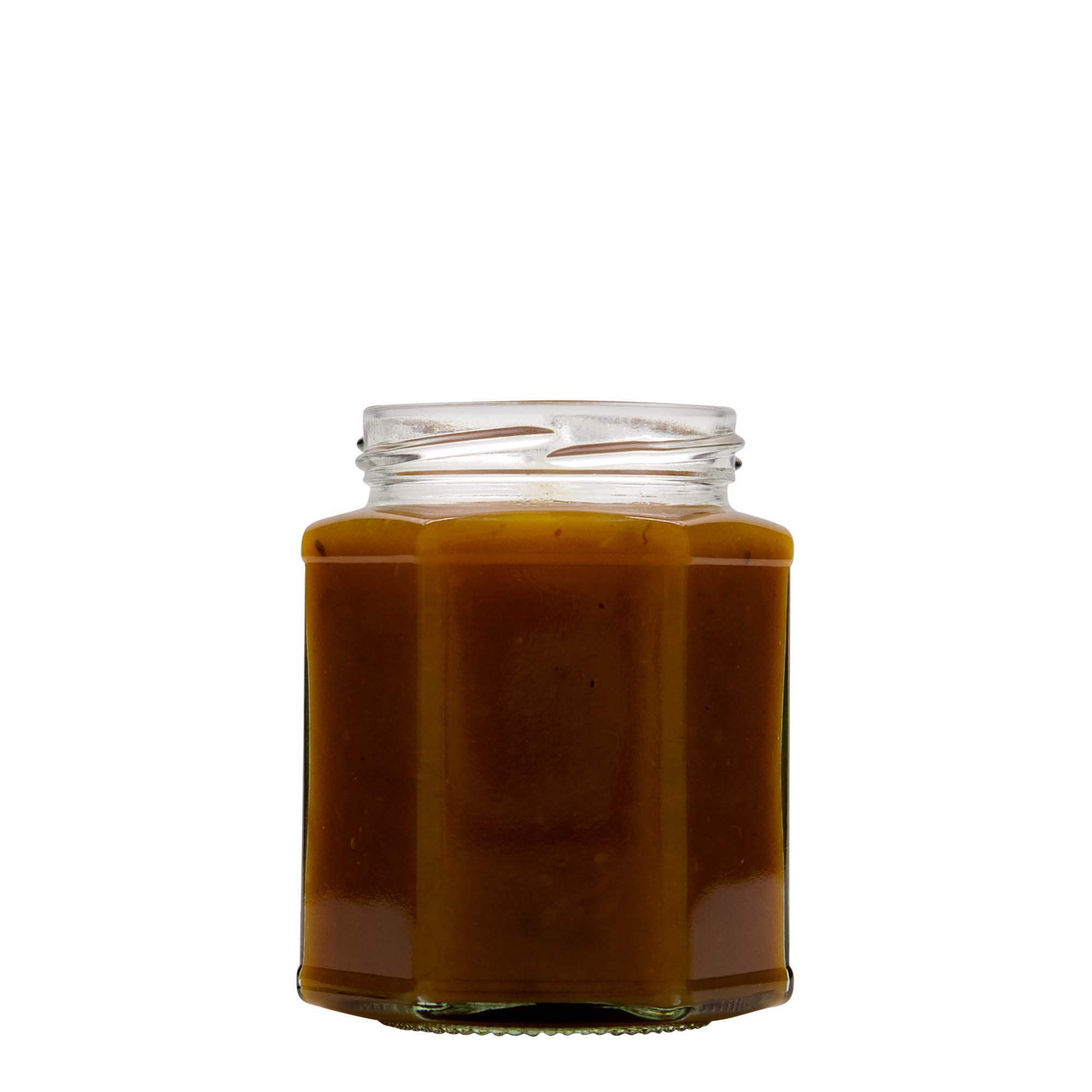 324 ml borcan hexagonal, gura: Twist-Off (TO 66)