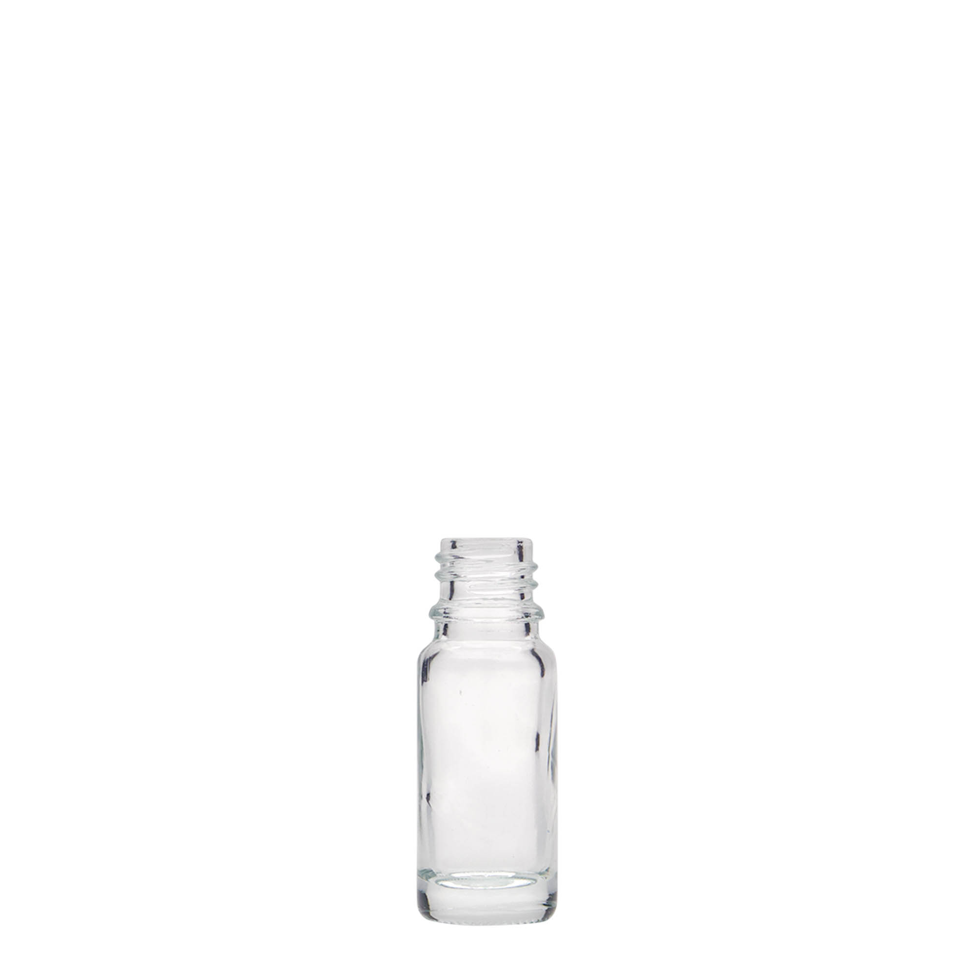 Flacon medical de 10 ml, sticlă, gura: DIN 18