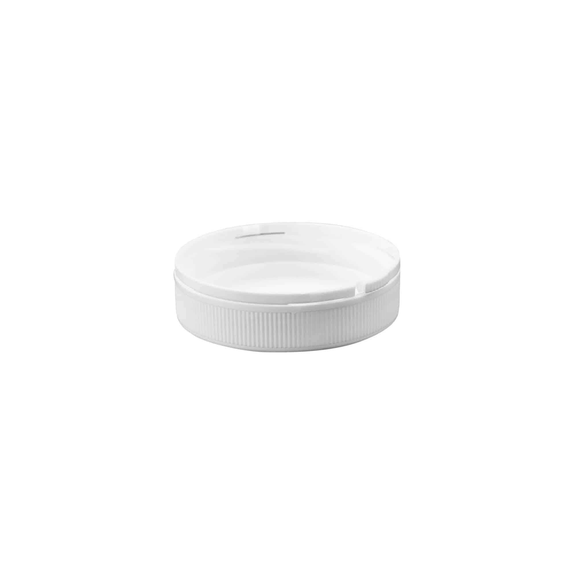 Capac cu filet „Securilock” 61,9 mm, plastic PP, alb