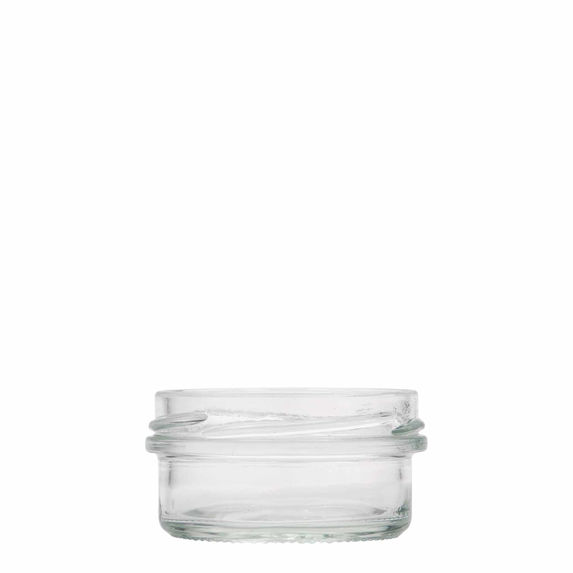 65 ml borcan plat cu pereți drepți, gura: Twist-Off (TO 66)