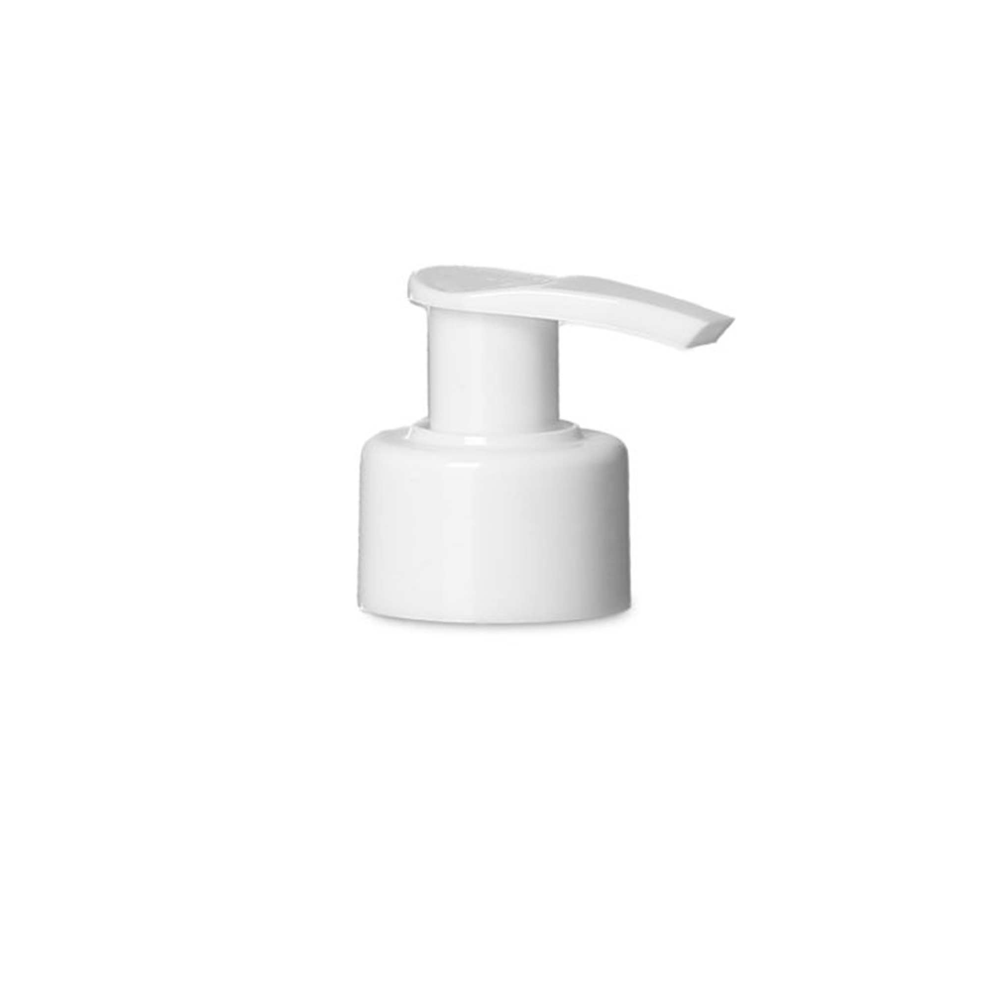 Capac cu filet pentru pompă dozatoare, plastic PP, alb, pentru gură: PP 28 Capac cu filet pentru pompă dozatoare, plastic PP, alb, pentru gură: PP 28