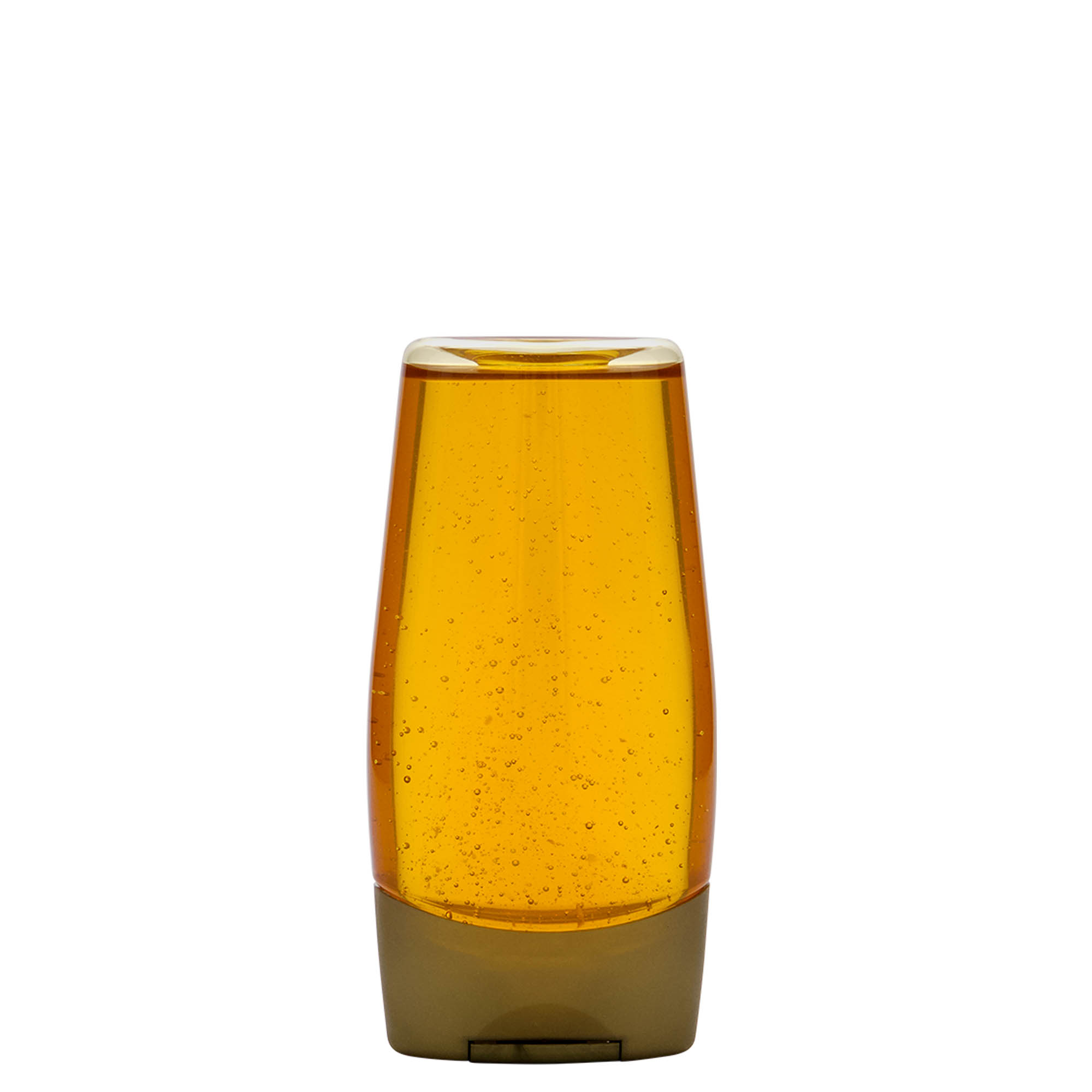 Sticlă PET de 200 ml „Squeeze”, ovală, din plastic