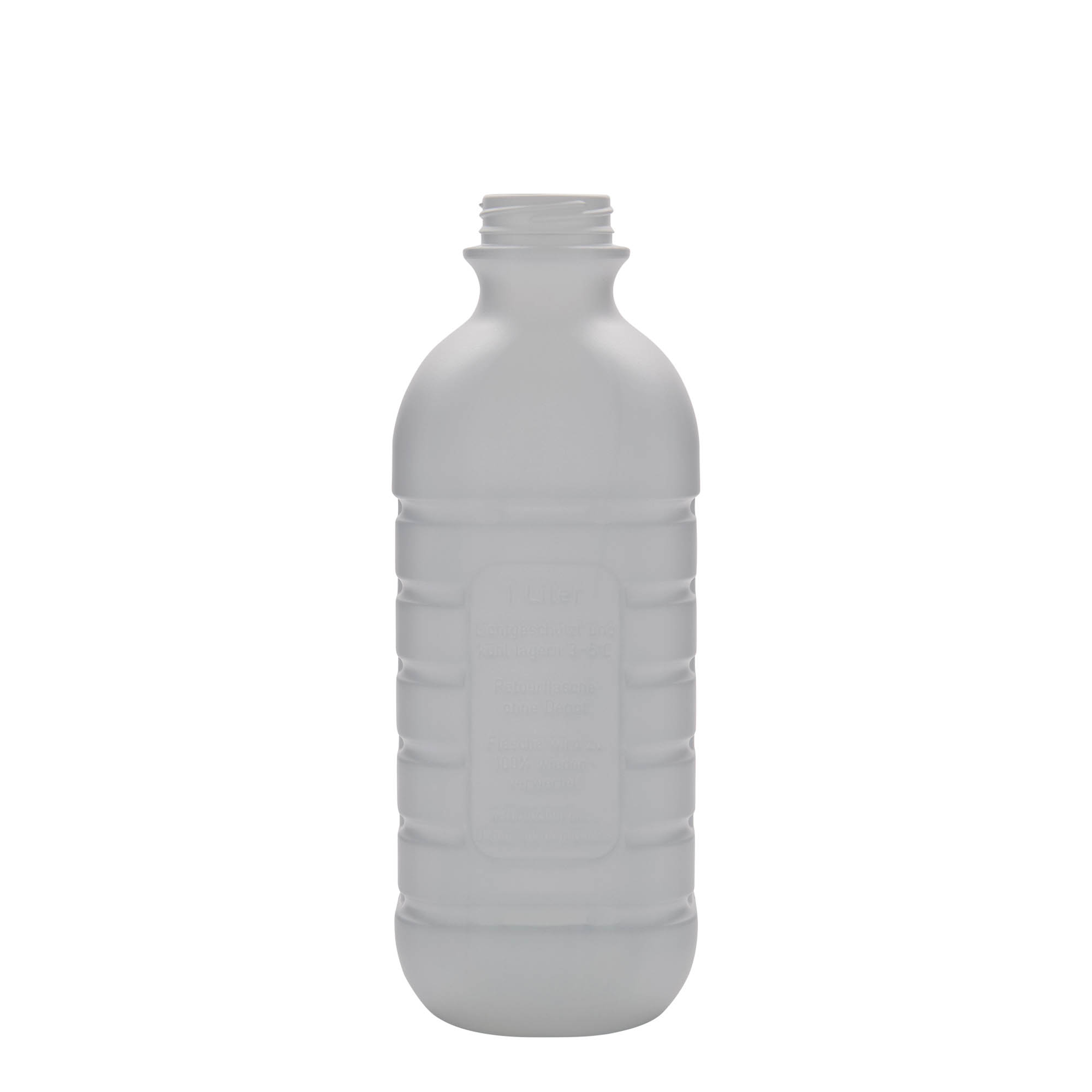 1.000 ml sticlă de lapte, dreptunghiulară, plastic HDPE, albă, gura: PEHD40 1.000 ml sticlă de lapte, dreptunghiulară, plastic HDPE, albă, gura: PEHD40