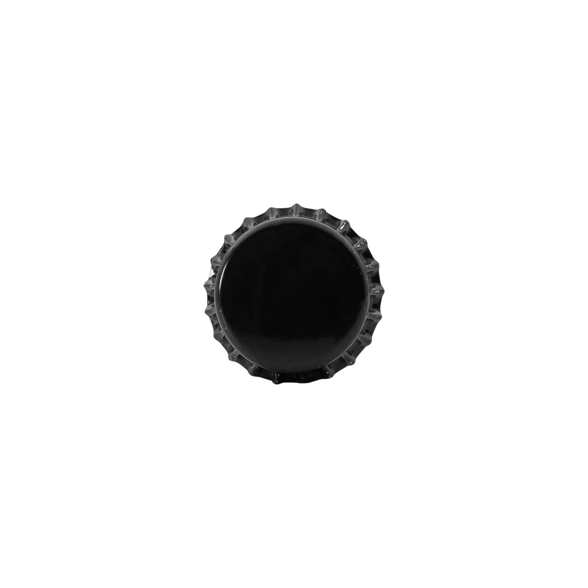 Capace staniol 26 mm, metal, negru Capace staniol 26 mm, metal, negru