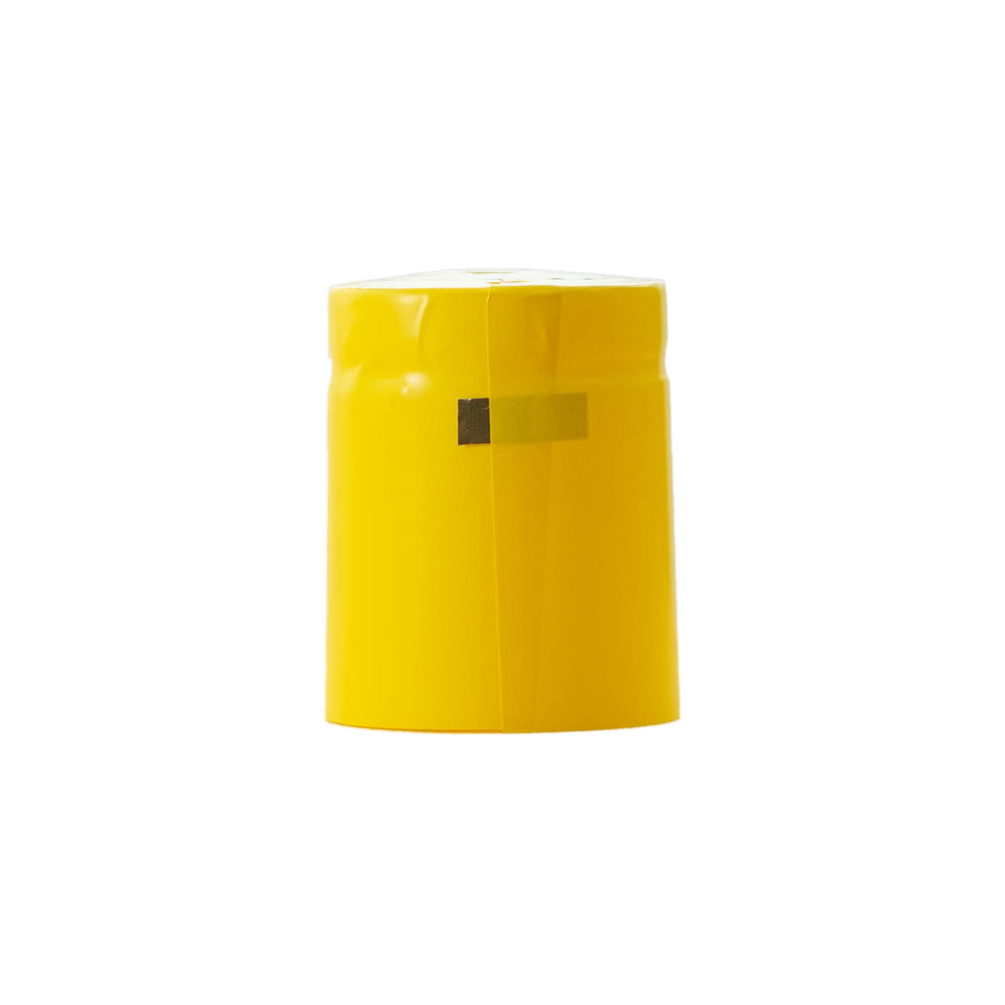 Capsulă termocontractabilă 32x41, plastic PVC, galben Capsulă termocontractabilă 32x41, plastic PVC, galben