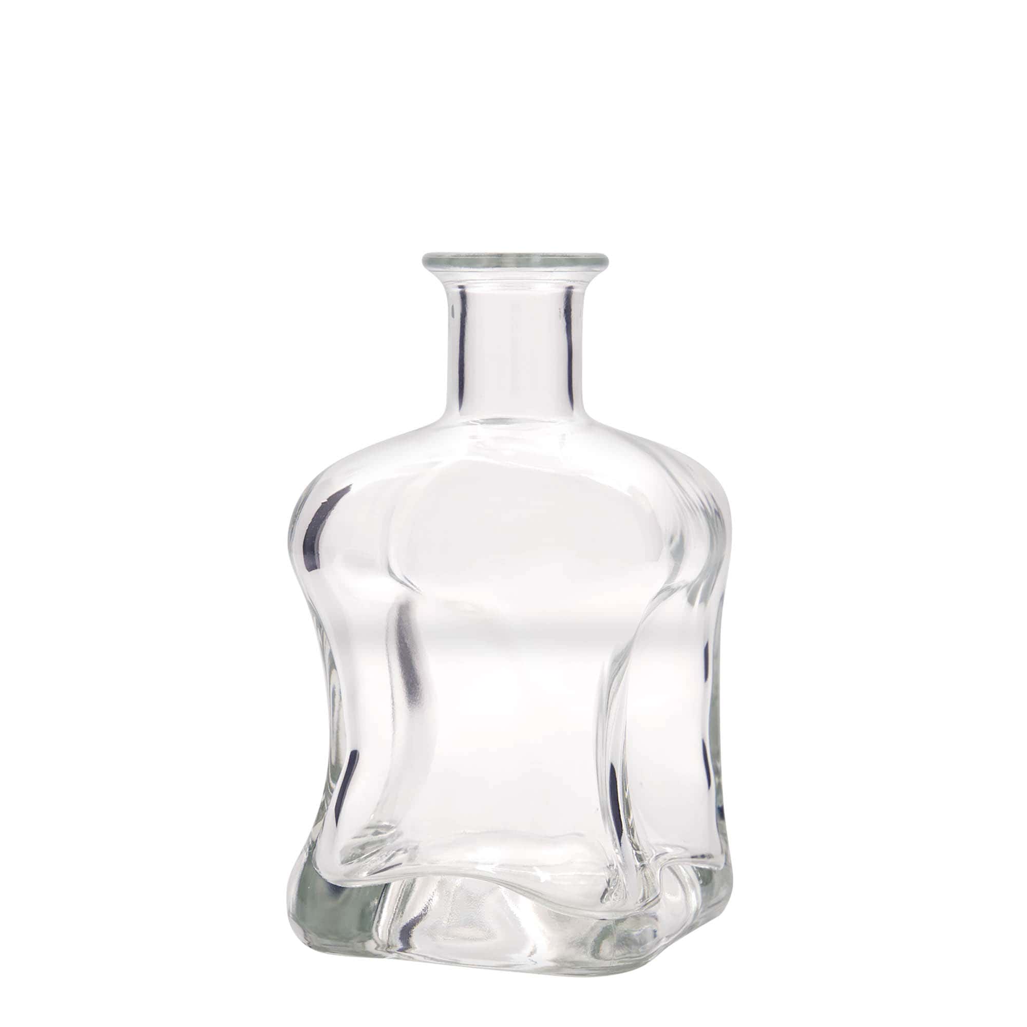 Sticlă de sticlă de 500 ml „Dublin”, pătrată, gură: dop