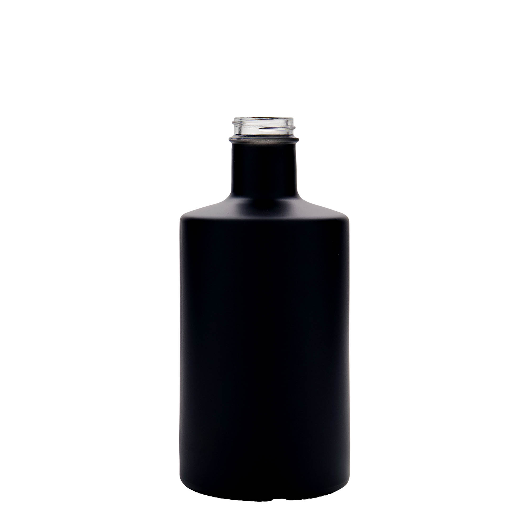 Sticlă de sticlă de 500 ml „Caroline”, negru, gură: GPI 33
