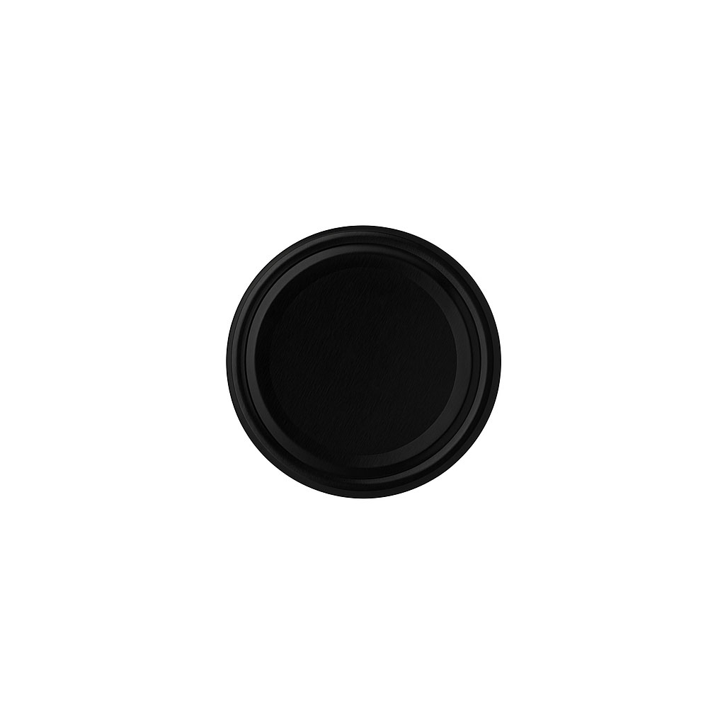 Capace Twist-Off, tablă albă, negru, pentru gura: TO 53 Capace Twist-Off, tablă albă, negru, pentru gura: TO 53