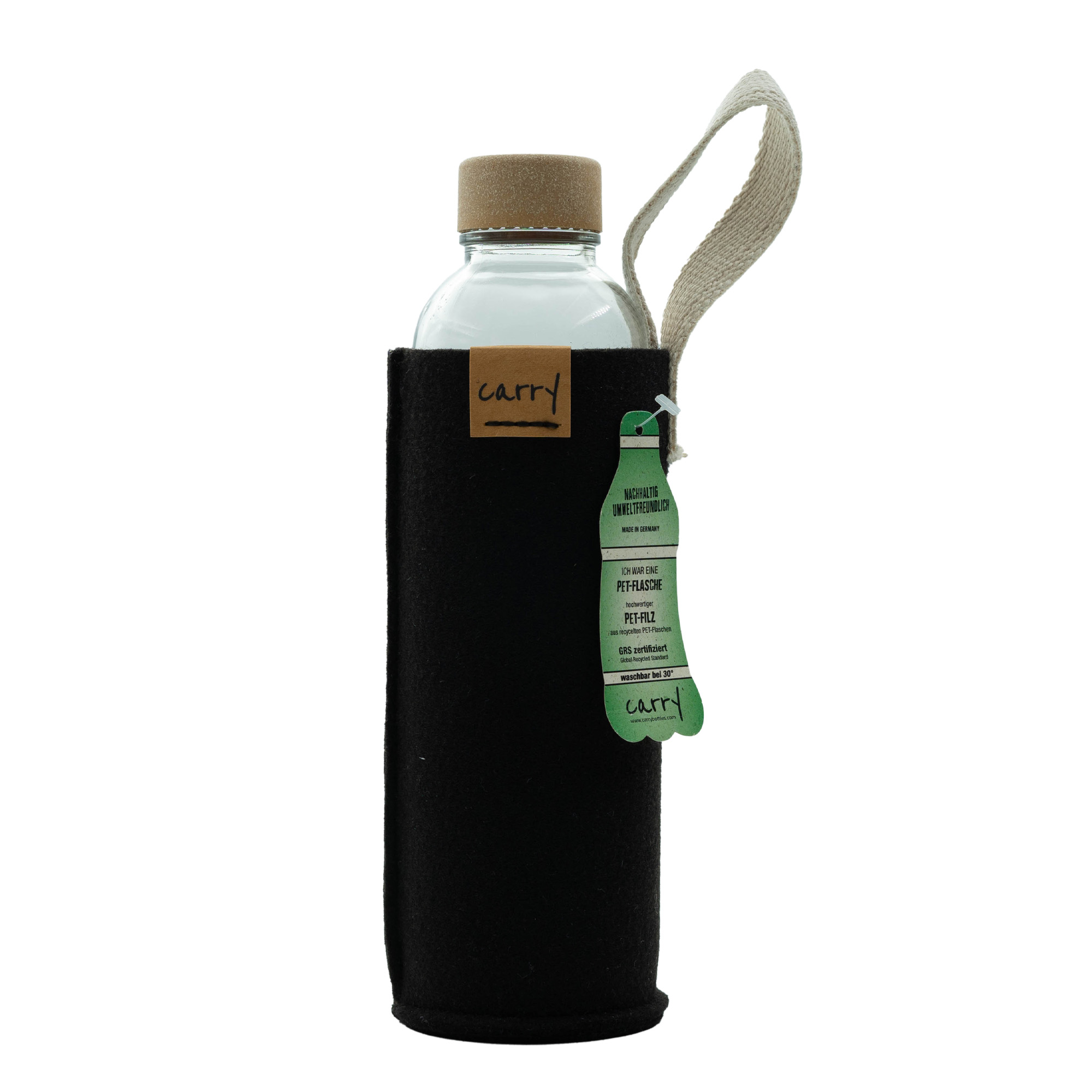 Mâneca CARRY, textil, negru