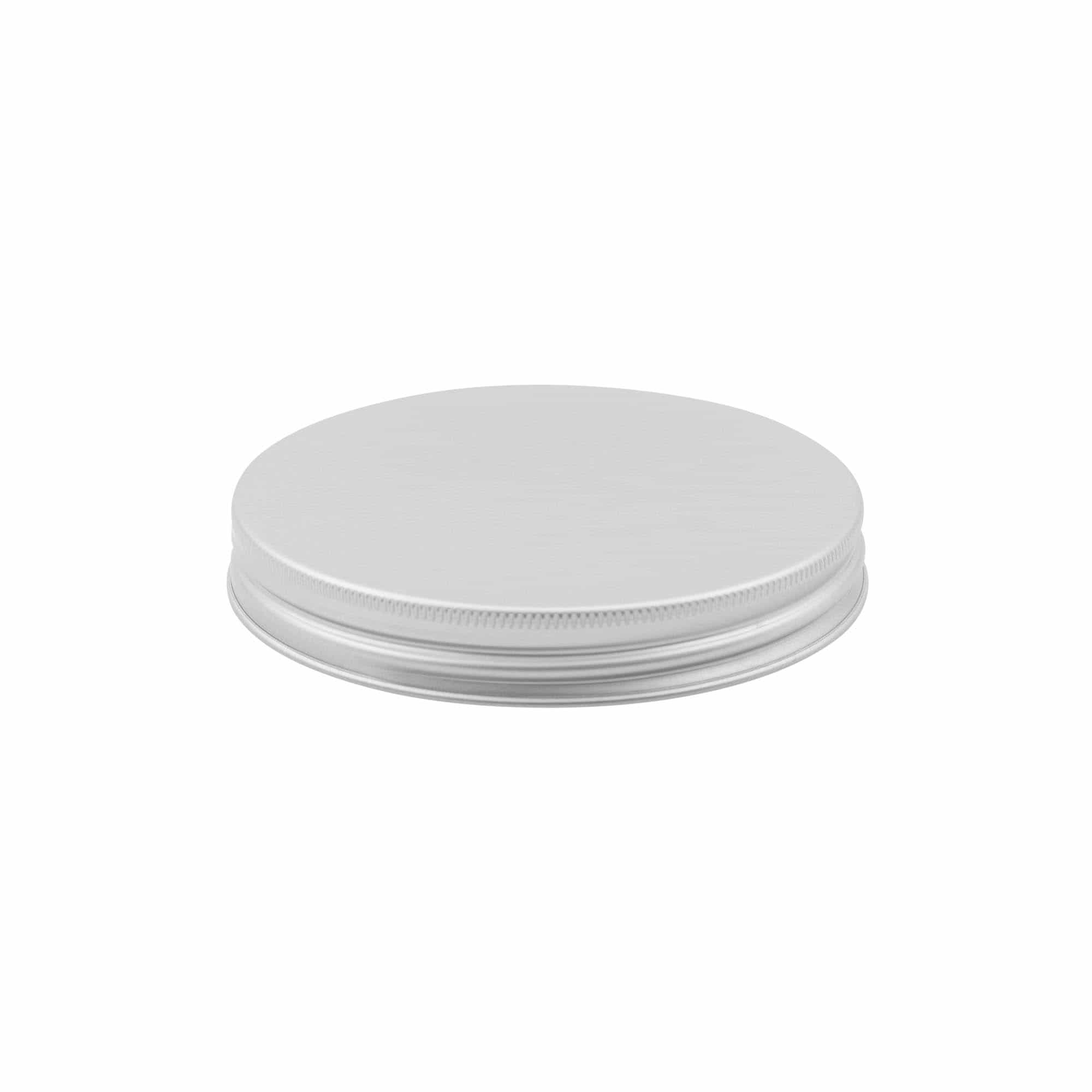 Capac cu filet, aluminiu, argintiu, pentru deschidere: 100/400