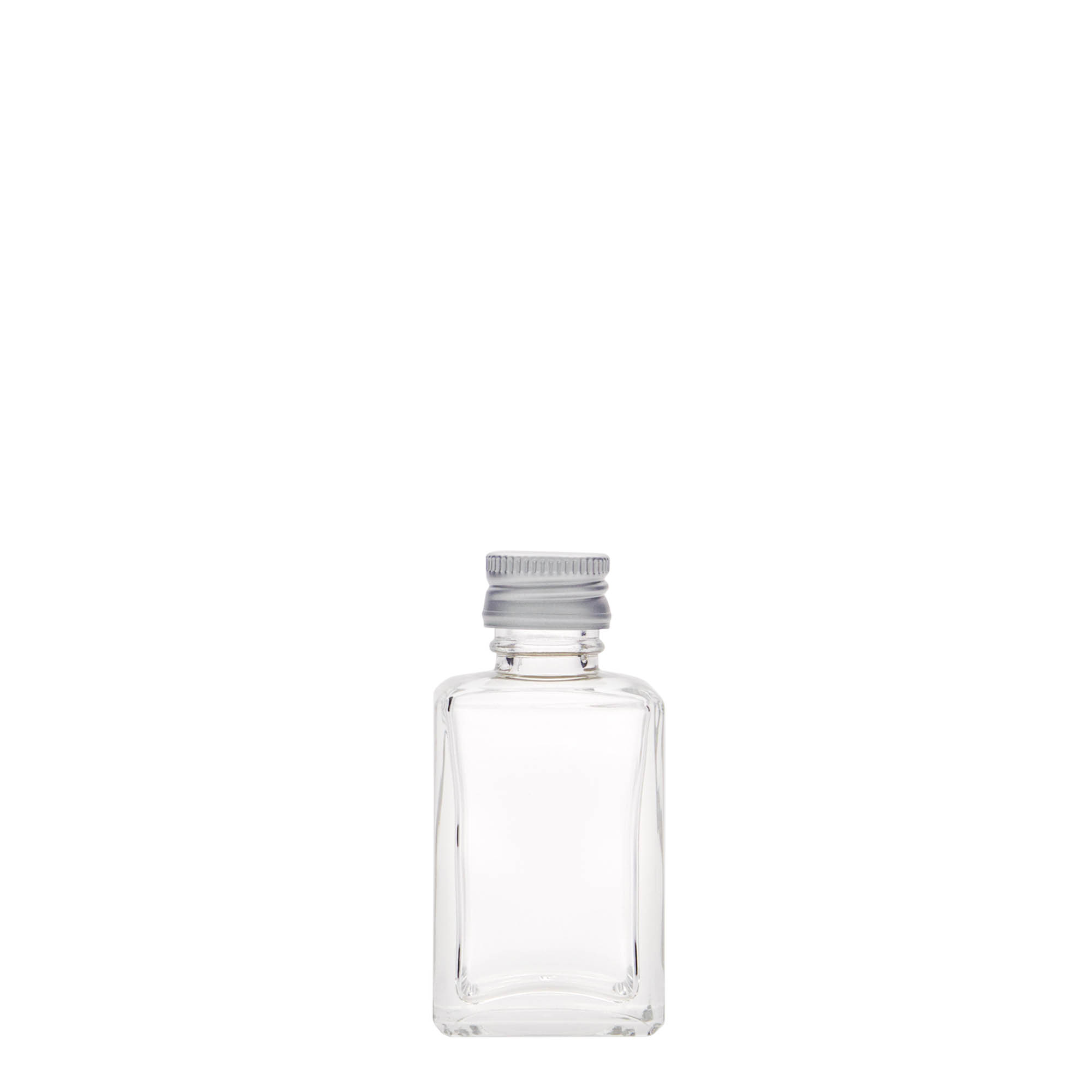 Sticlă de sticlă de 30 ml „Tamme”, pătrată, gura: PP 18 Sticlă de sticlă de 30 ml „Tamme”, pătrată, gura: PP 18