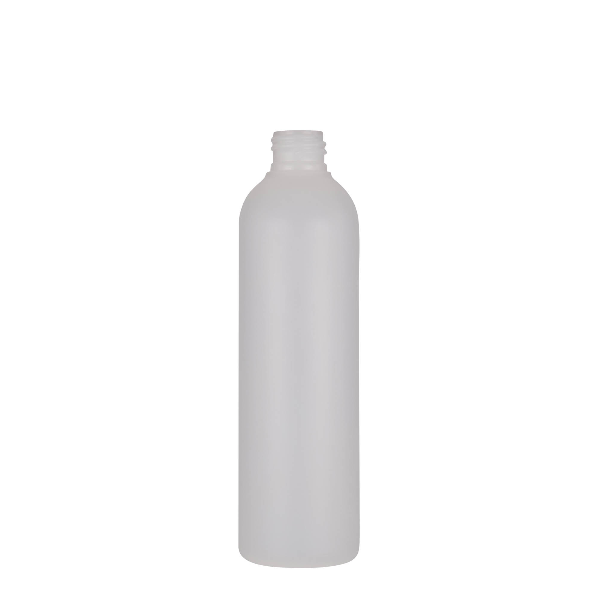 250 ml sticlă din plastic „Tuffy”, HDPE, natural, gura: 24/410 250 ml sticlă din plastic „Tuffy”, HDPE, natural, gura: 24/410