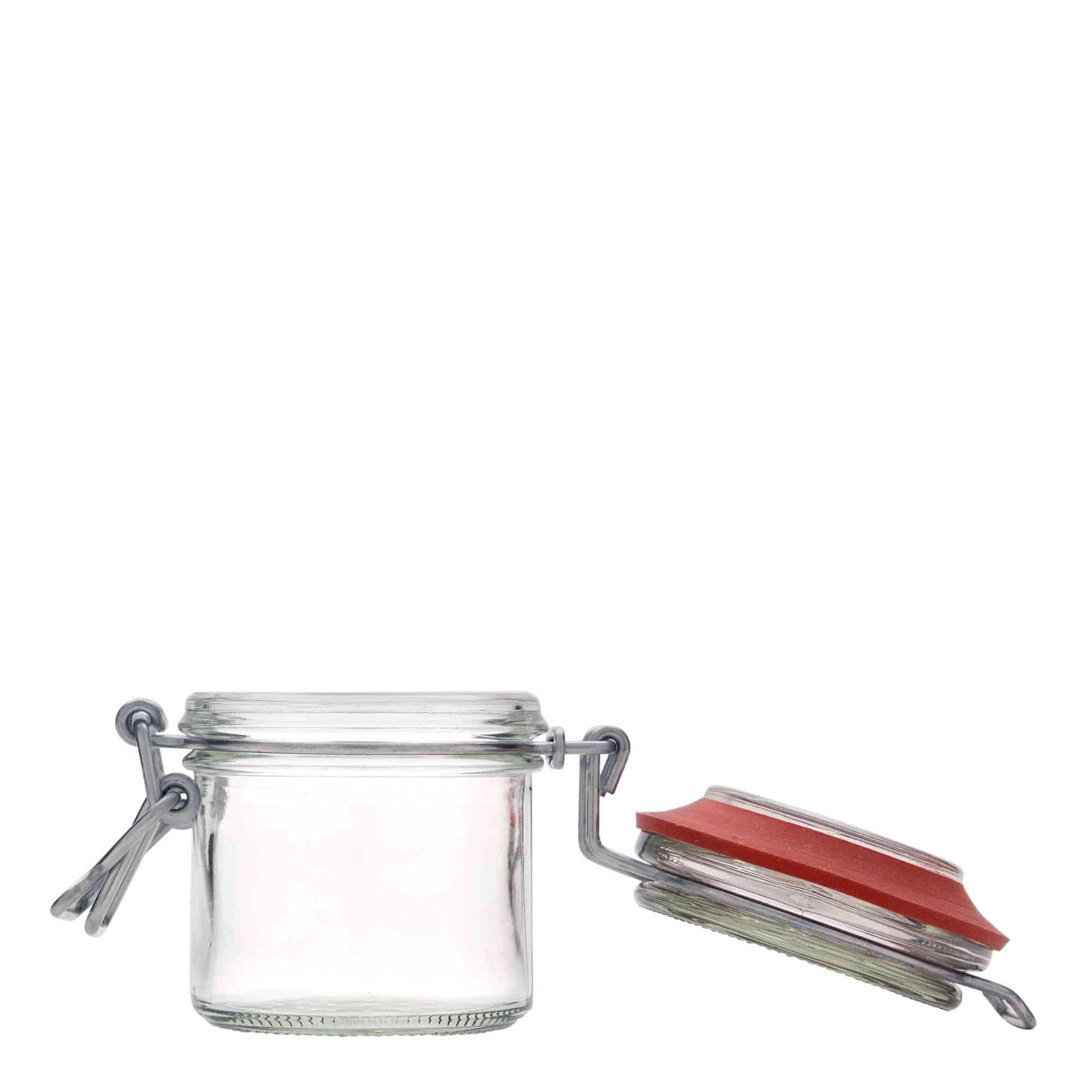 125 ml borcan cu clemă metalică, gura: închidere cu clemă metalică