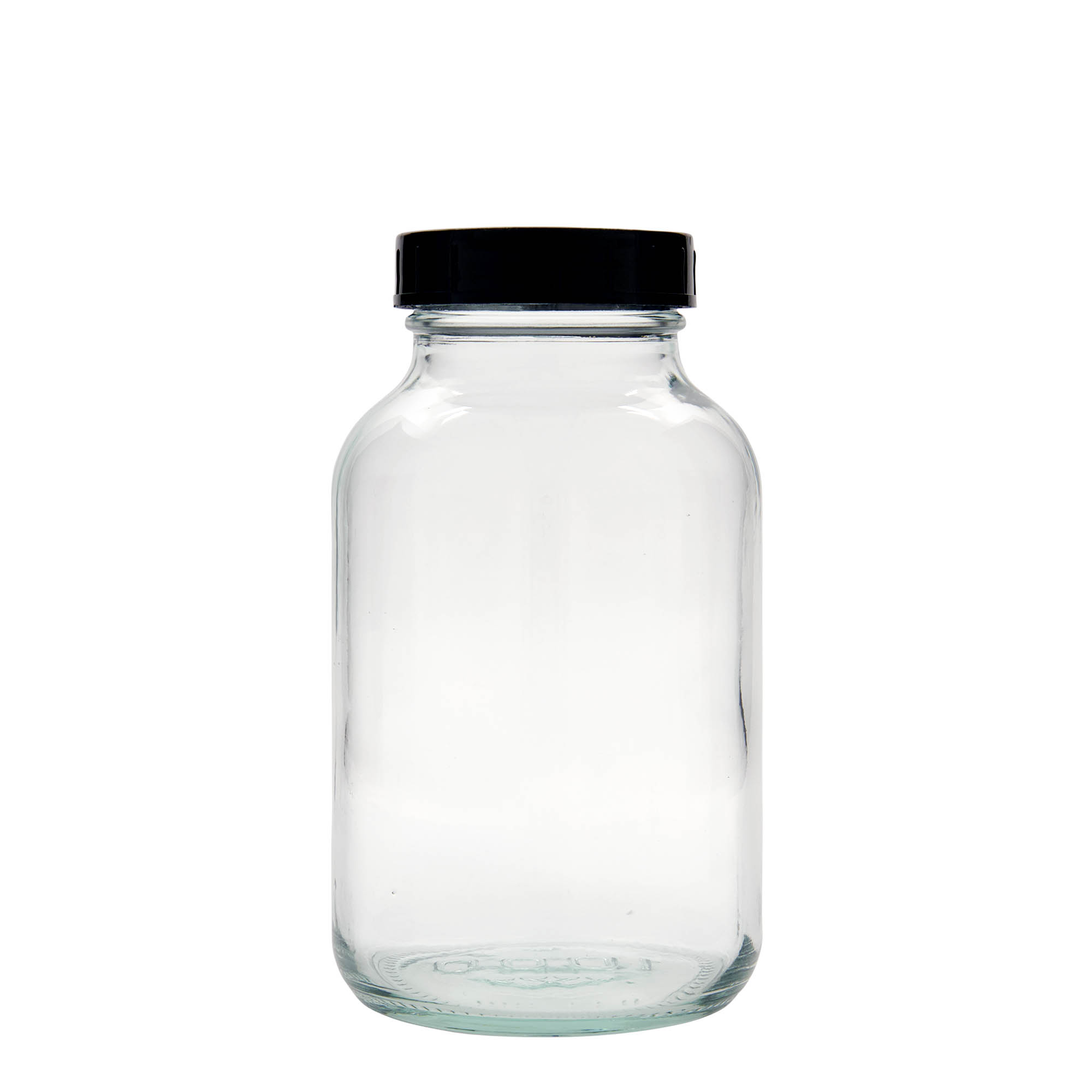 1.000 ml borcan cu gât larg, deschidere: DIN 68