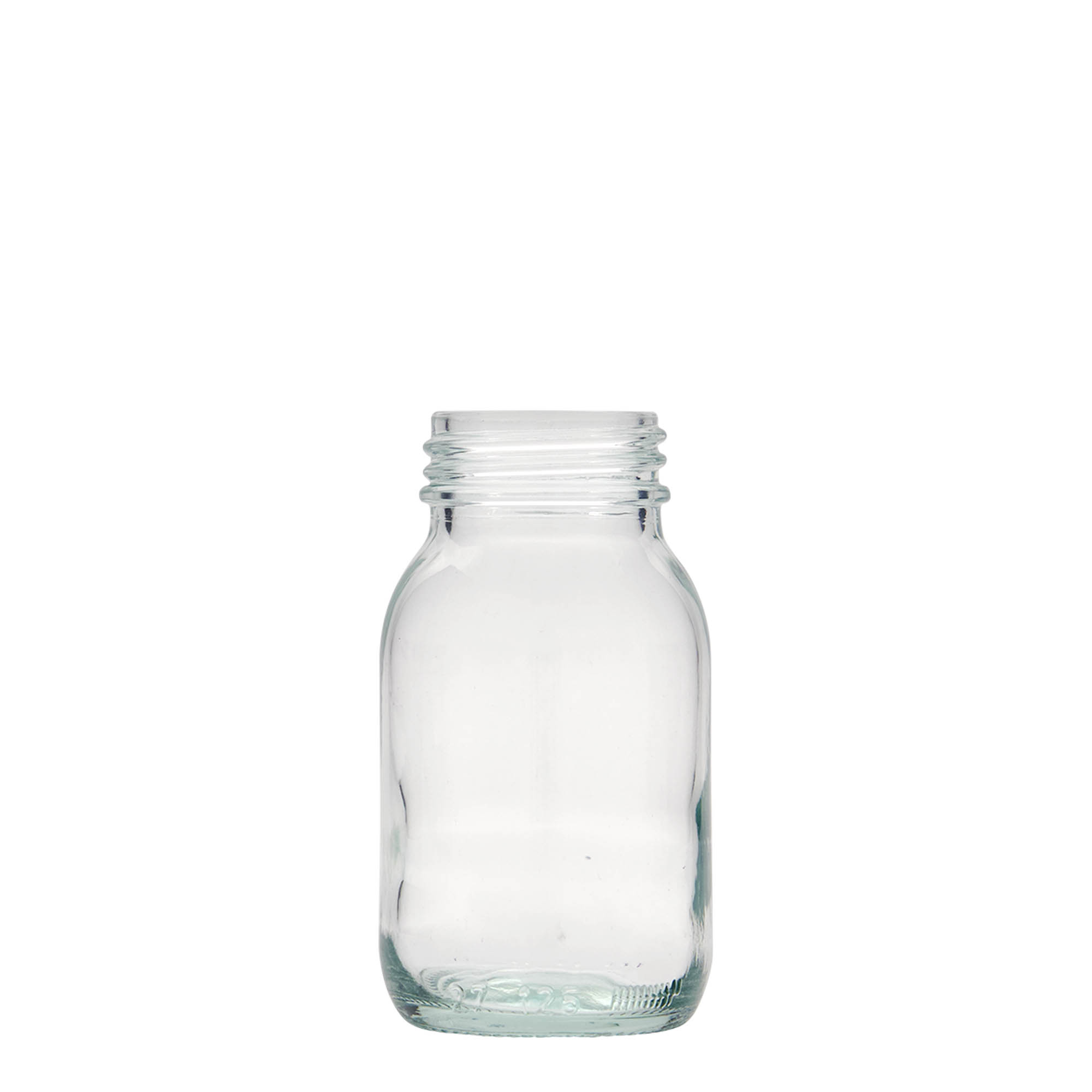 125 ml borcan cu gât larg, deschidere: DIN 40