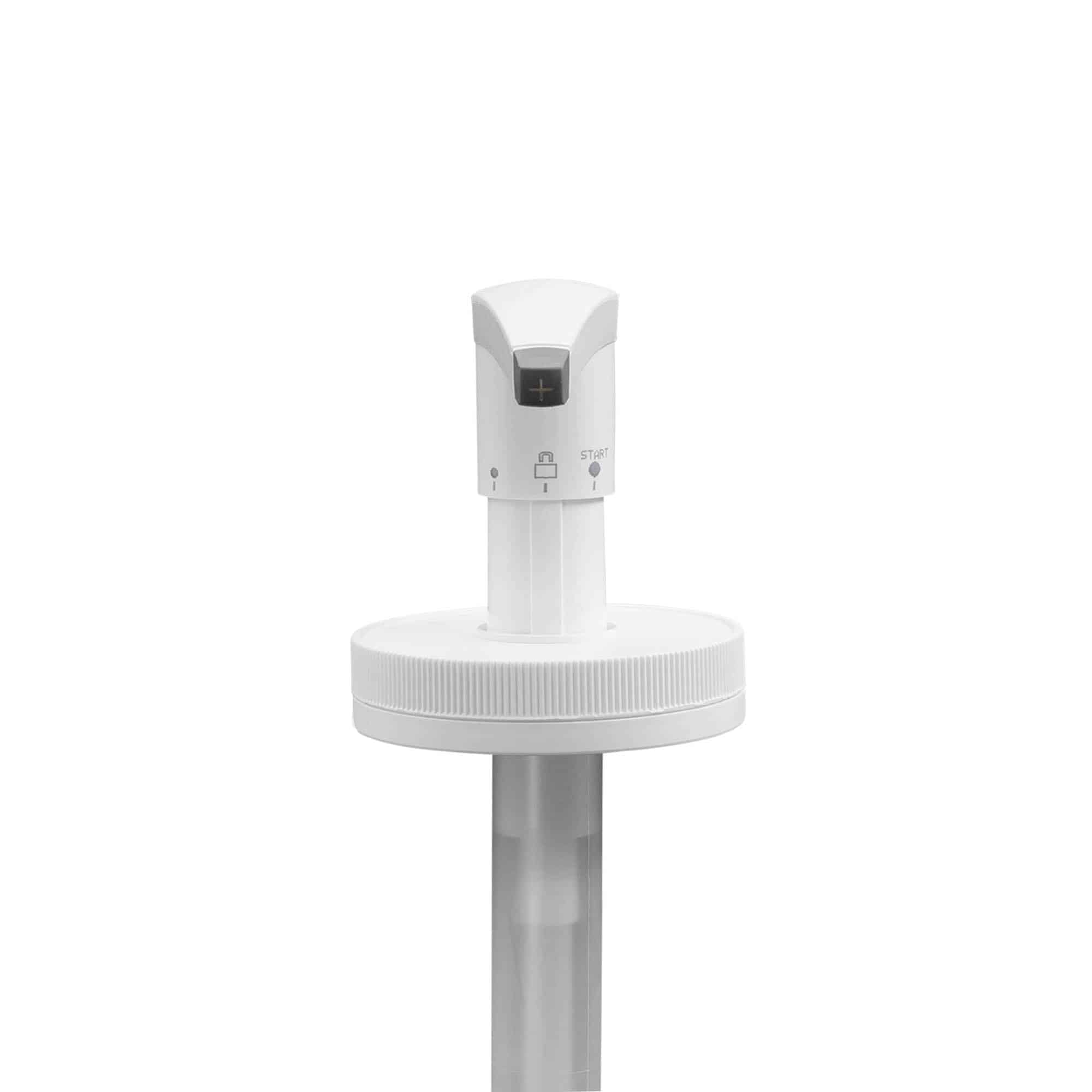 Pompa dozatoare pentru 655 ml „Securibox”, plastic PE, alb, pentru gura de deschidere: capac cu filet
