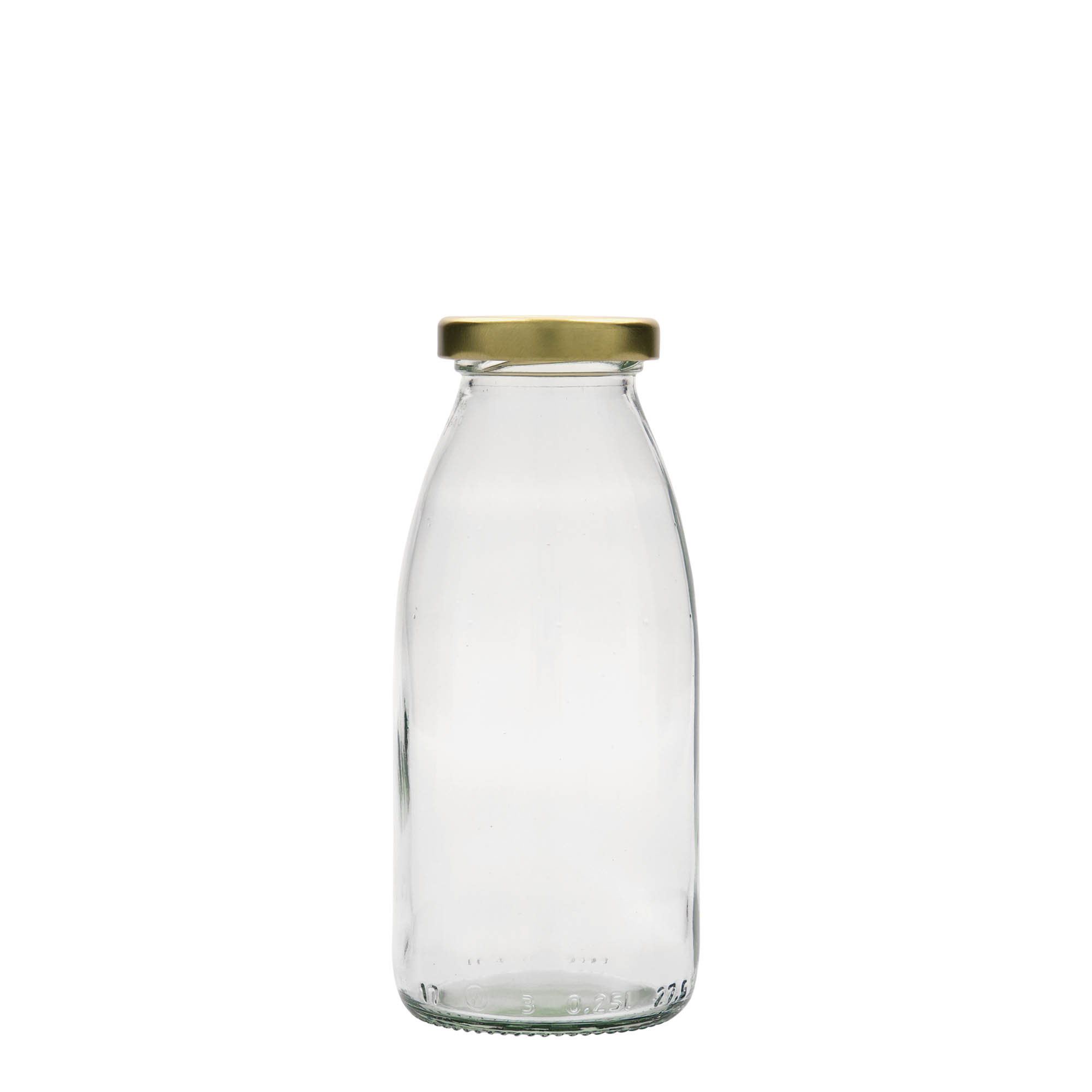 Sticlă de sticlă de 250 ml Vroni, gura: Twist-Off (TO 43)