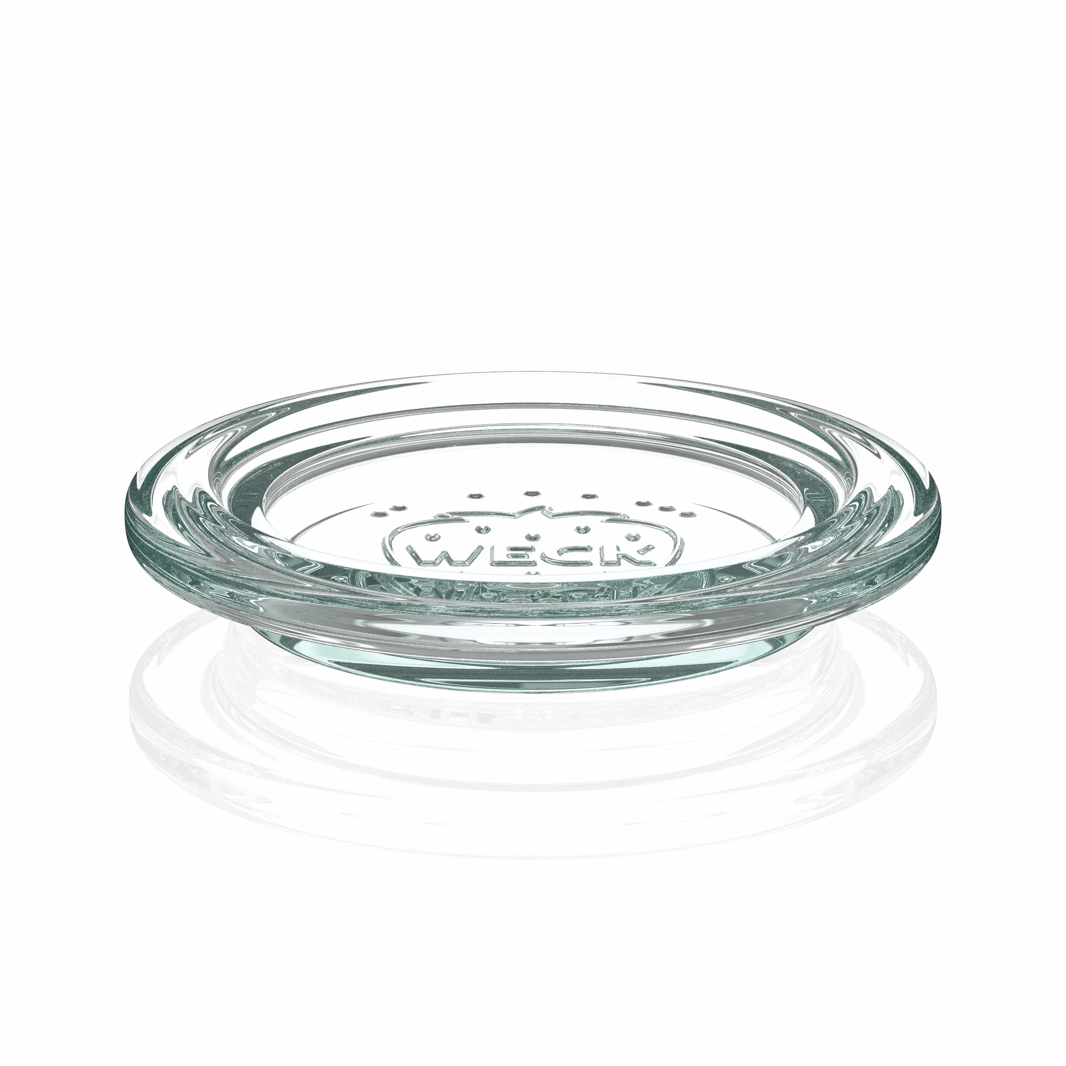12x 80 ml borcan WECK cu gura largă cu capac de sticlă RR 60
