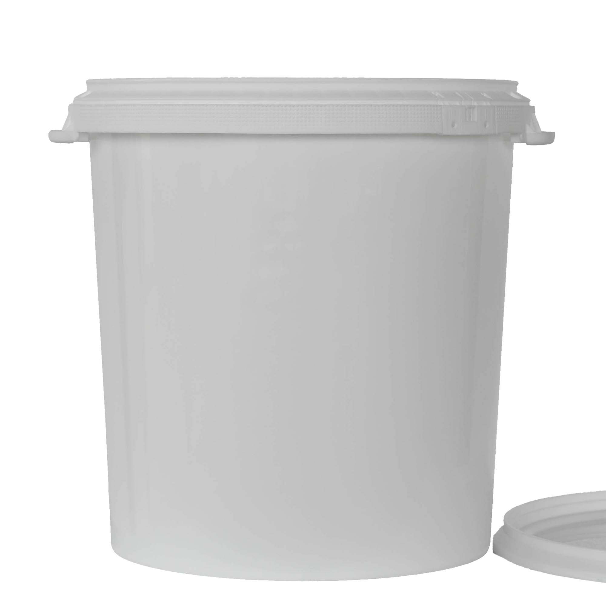 Galeată de 30 l, plastic PP, albă Galeată de 30 l, plastic PP, albă