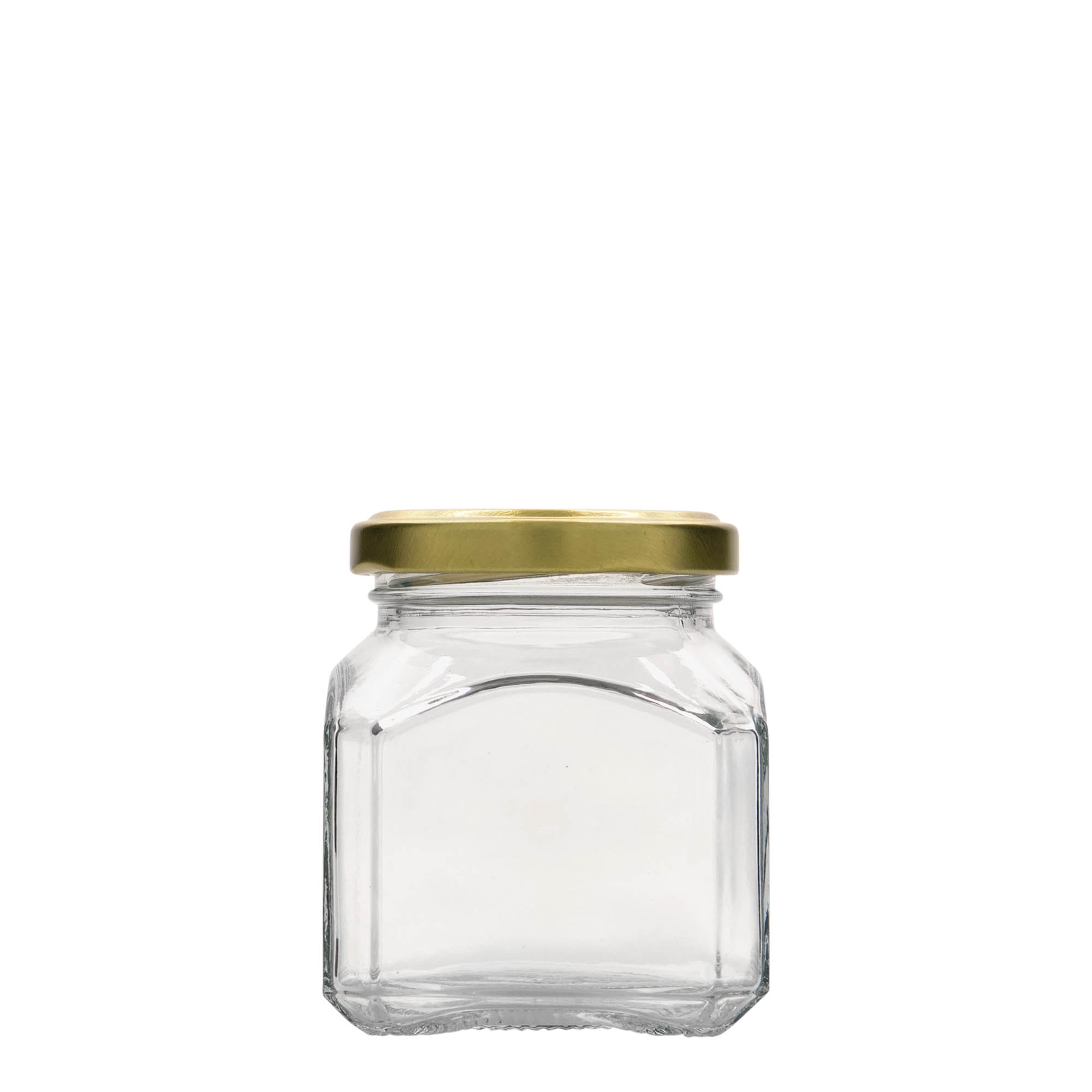 212 ml borcan pătrat 'Milano', deschidere: Twist-Off (TO 58) 212 ml borcan pătrat 'Milano', deschidere: Twist-Off (TO 58)