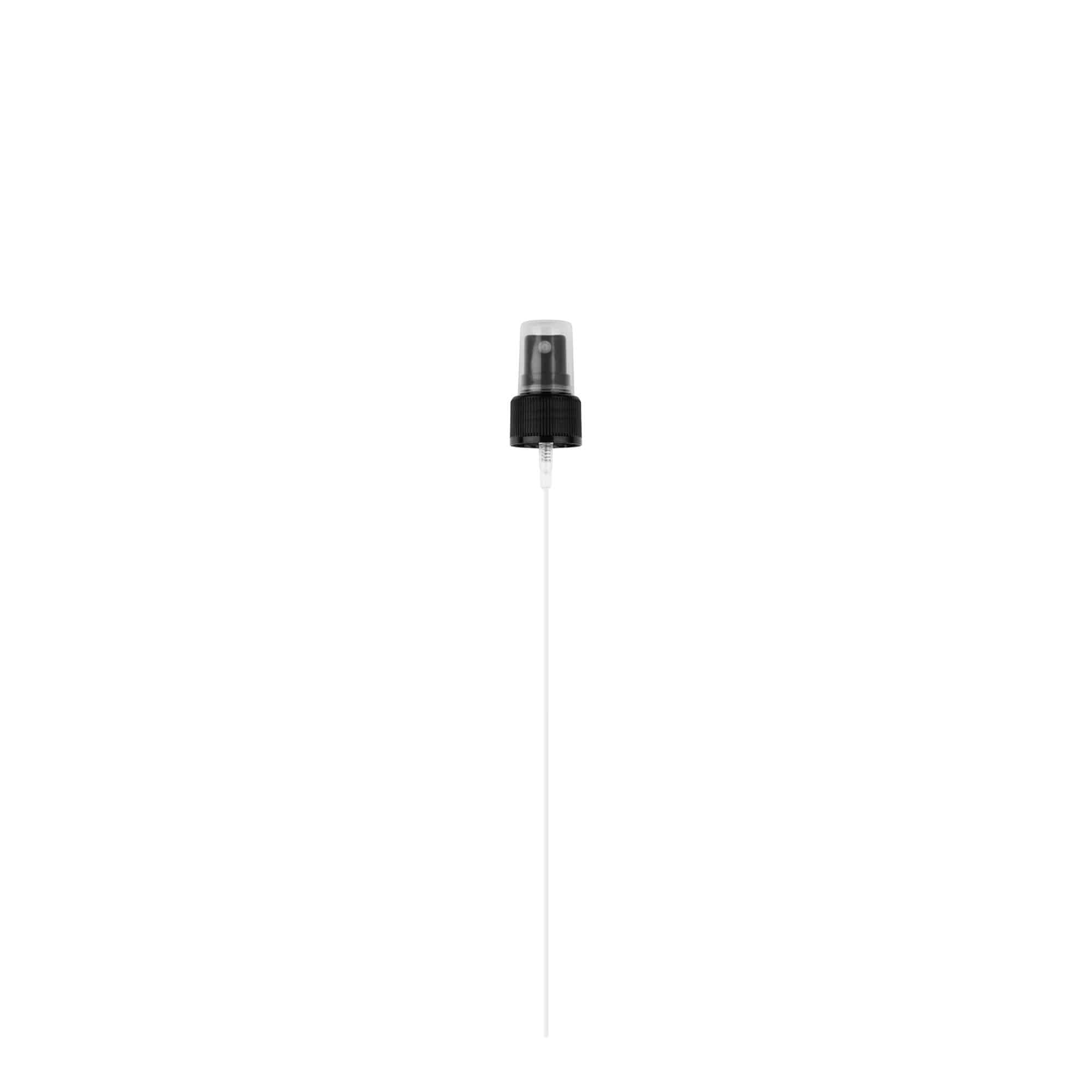 Capac cu filet pentru pulverizator, plastic PP, negru, pentru gura: 24/410