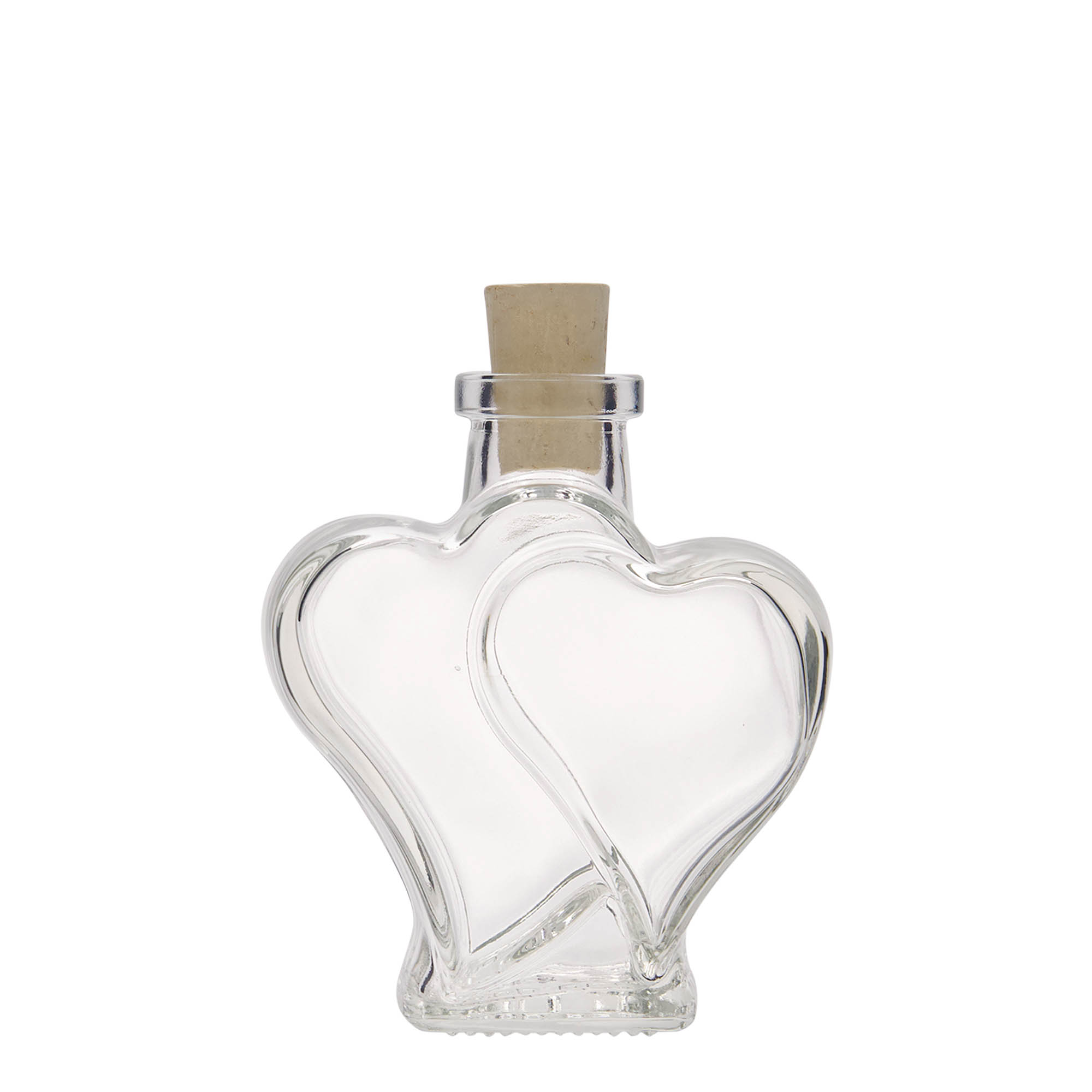 Sticlă de sticlă de 200 ml „Doppelherz”, gura: dop de plută Sticlă de sticlă de 200 ml „Doppelherz”, gura: dop de plută
