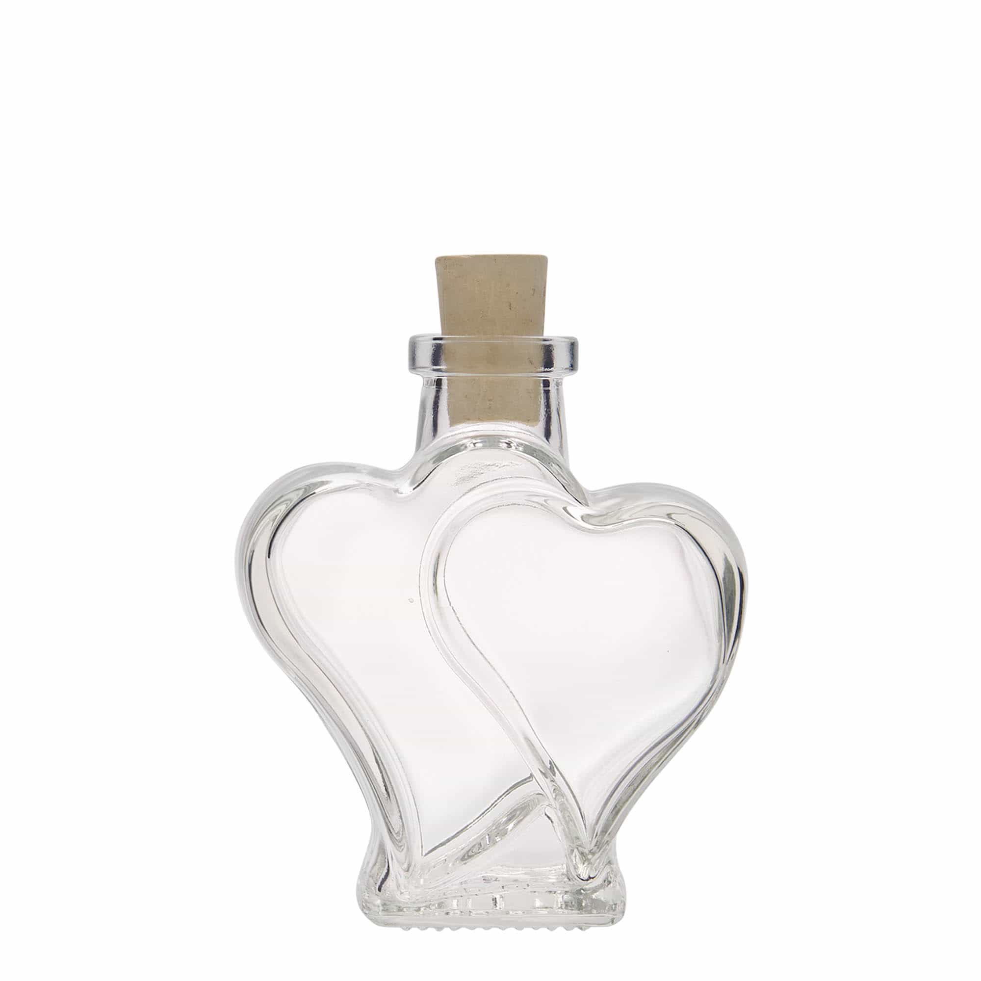 Sticlă de sticlă de 200 ml „Doppelherz”, gura: dop de plută