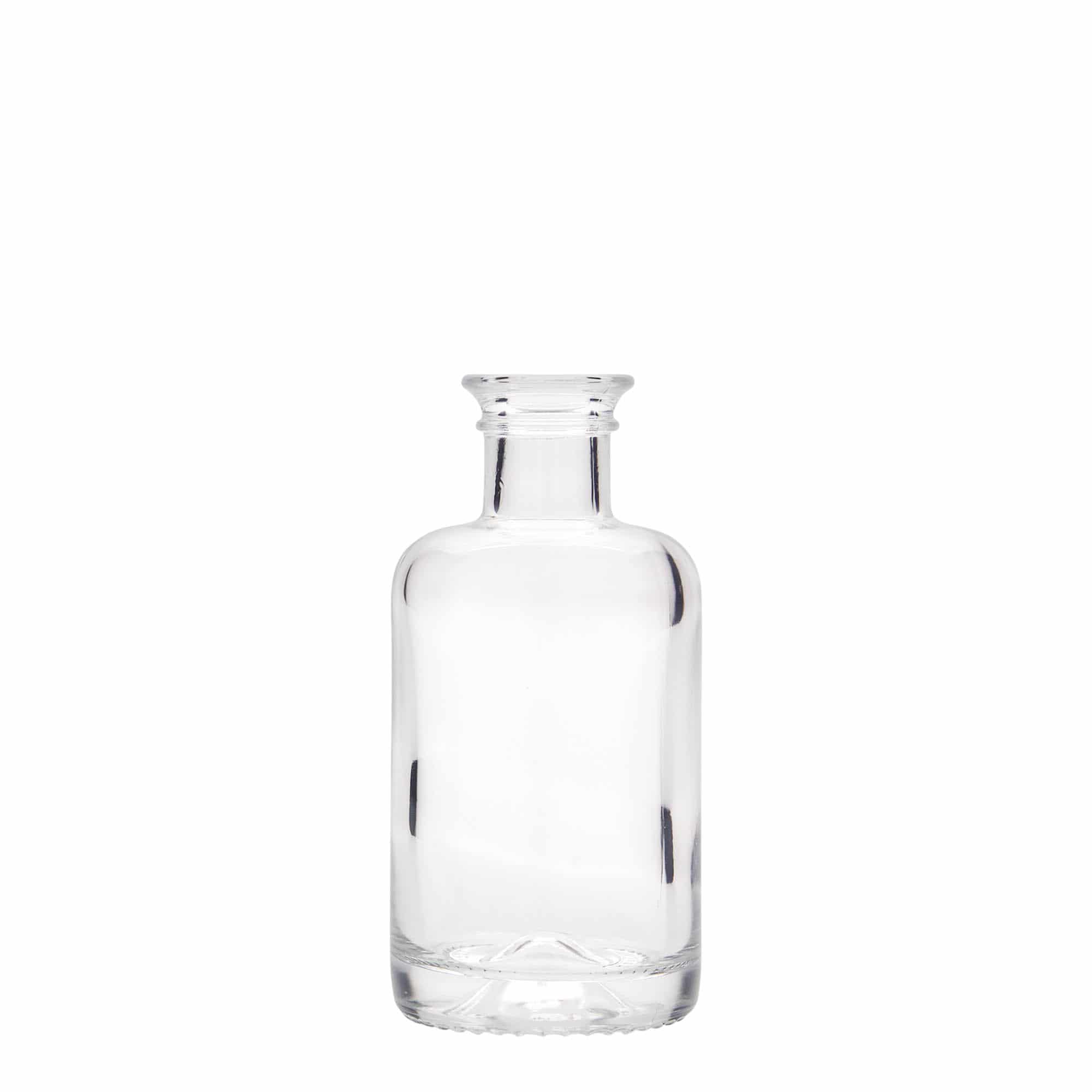 Sticlă de sticlă de 100 ml pentru farmacist, gura: dop