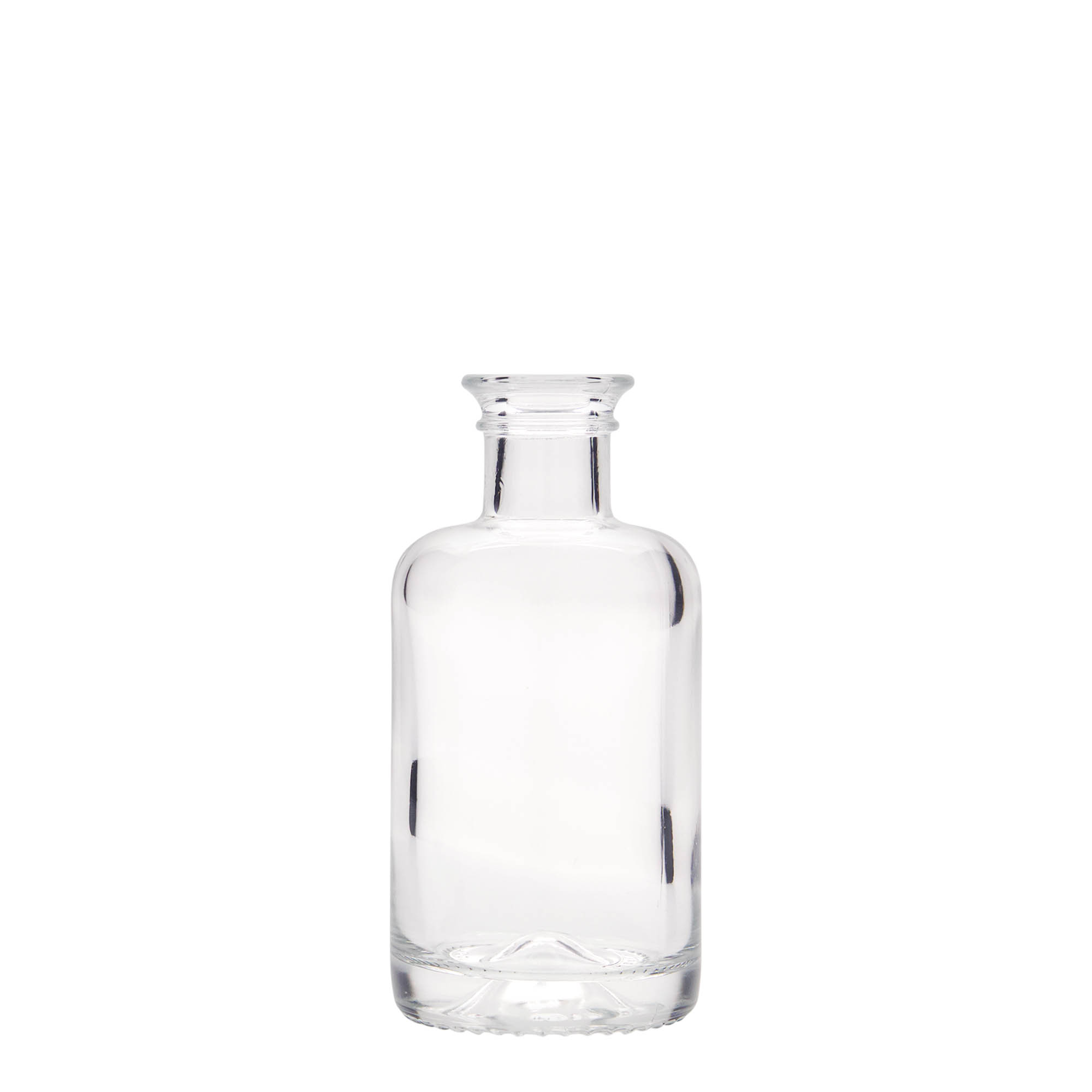 Sticlă de sticlă de 100 ml pentru farmacist, gura: dop