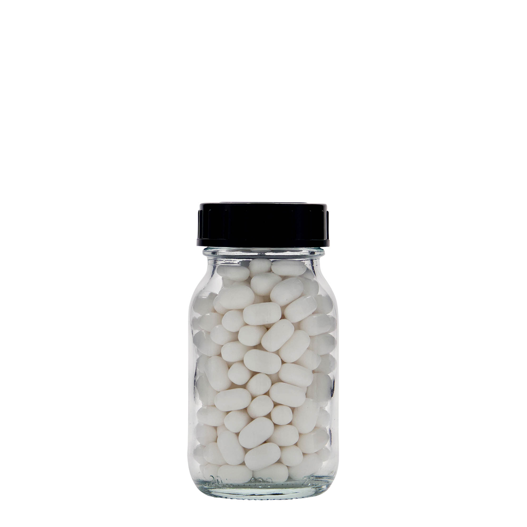 100 ml sticlă cu gât larg, deschidere: DIN 40