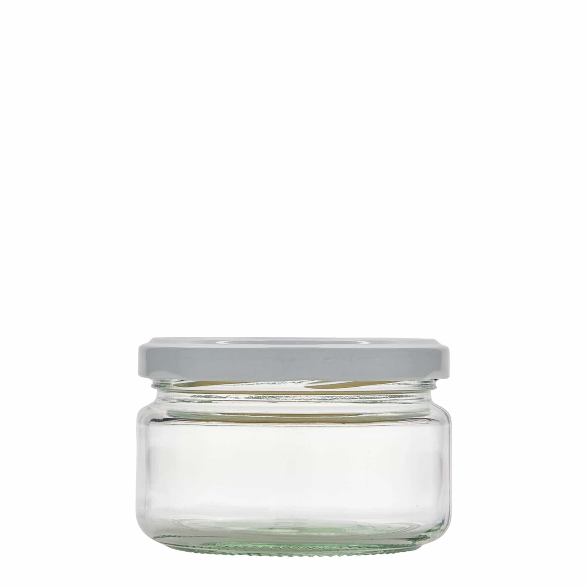 230 ml borcan rotund plat, gura: Twist-Off (TO 82)