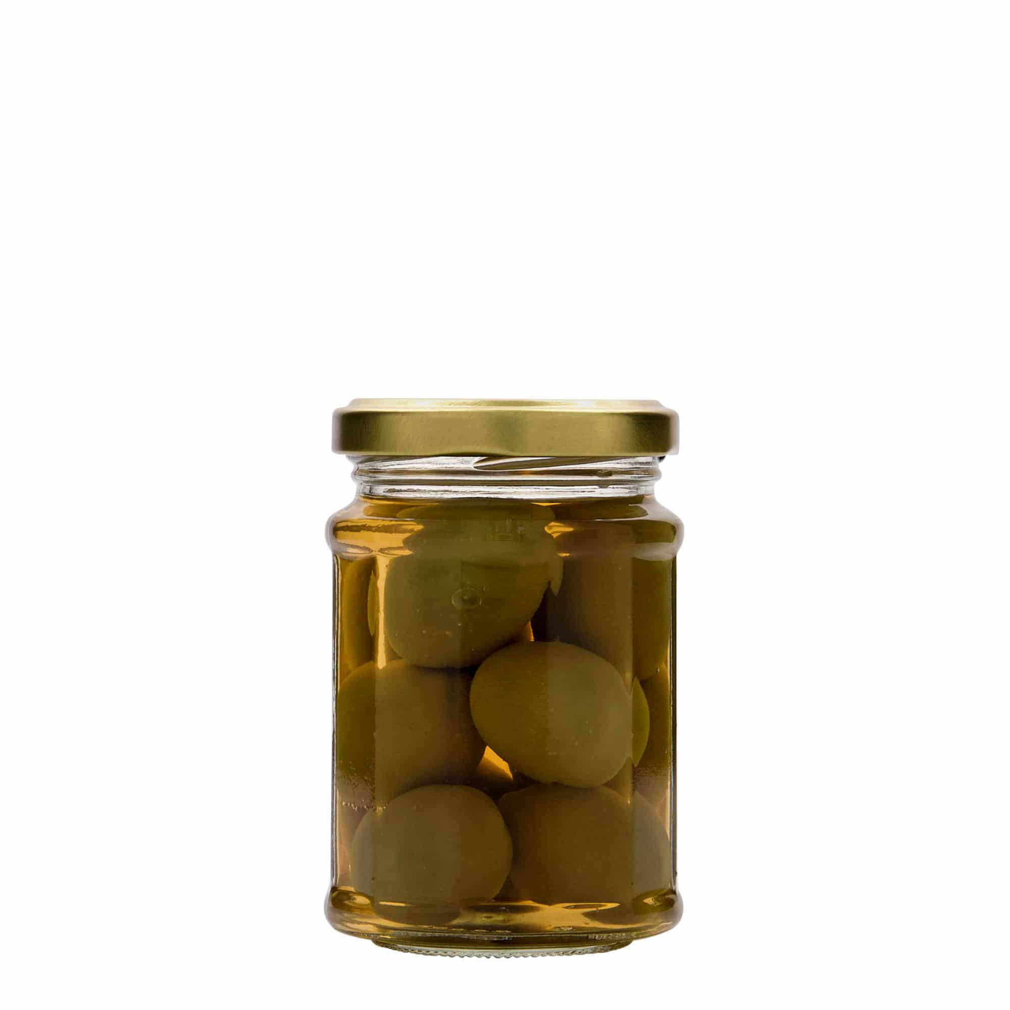 192 ml borcan cu fațete, douăsprezece laturi, gura: Twist-Off (TO 58)