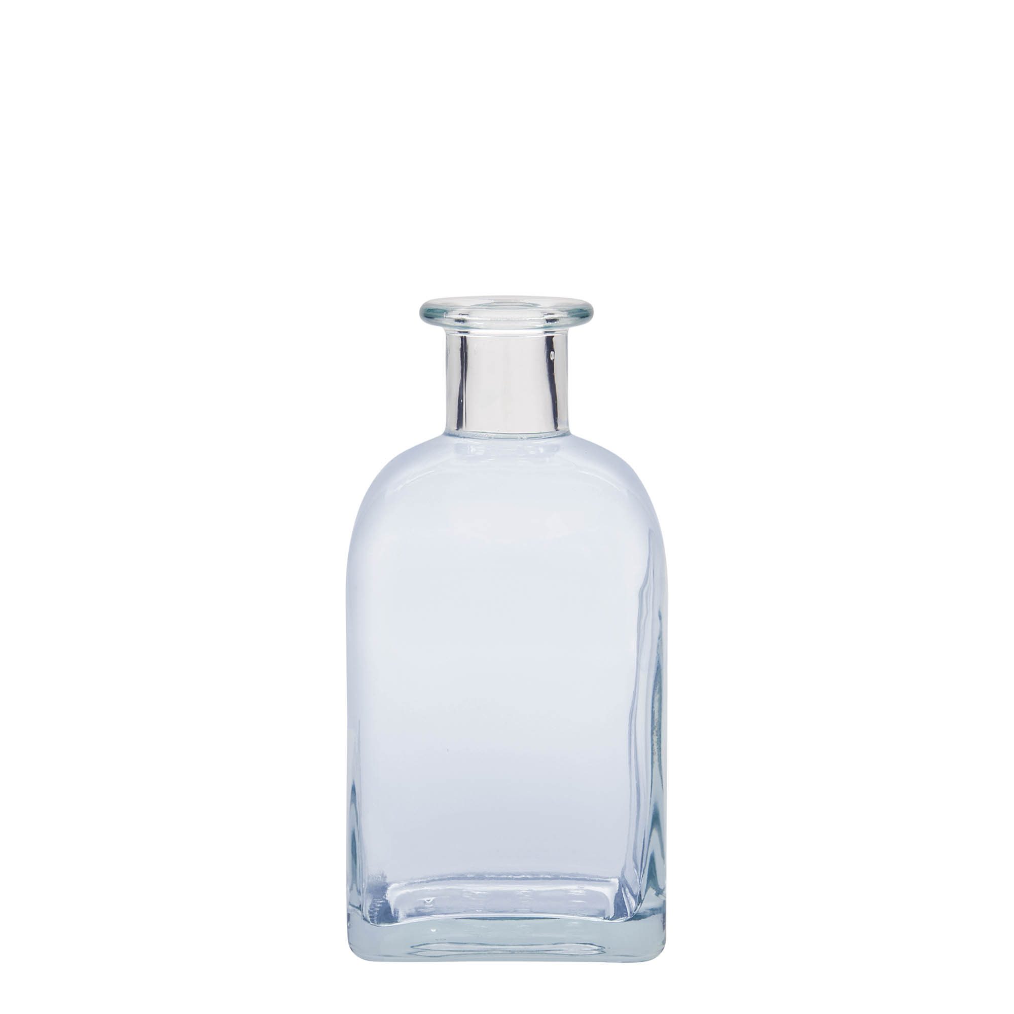 Sticlă de 350 ml, Apotecar Carré, pătrată, gură: dop de plută