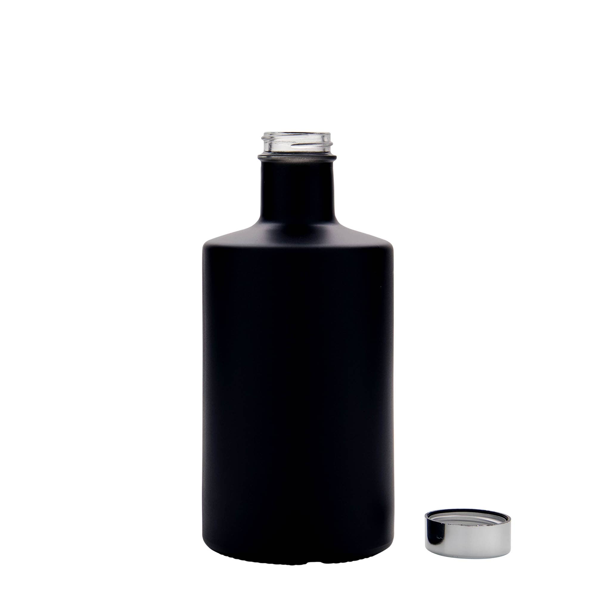 Sticlă de sticlă de 500 ml „Caroline”, negru, gură: GPI 33