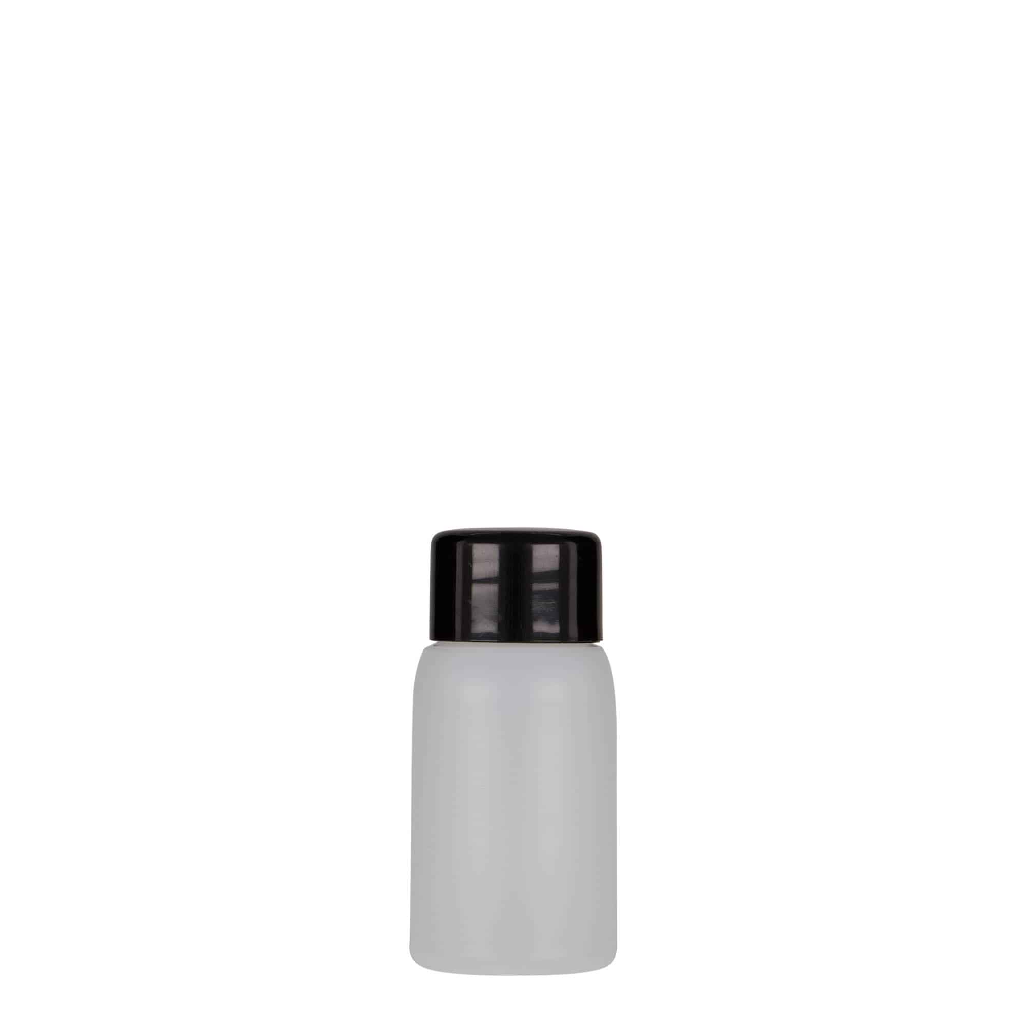 Flacon din plastic de 30 ml „Tuffy”, HDPE, natural, gât: 24/410
