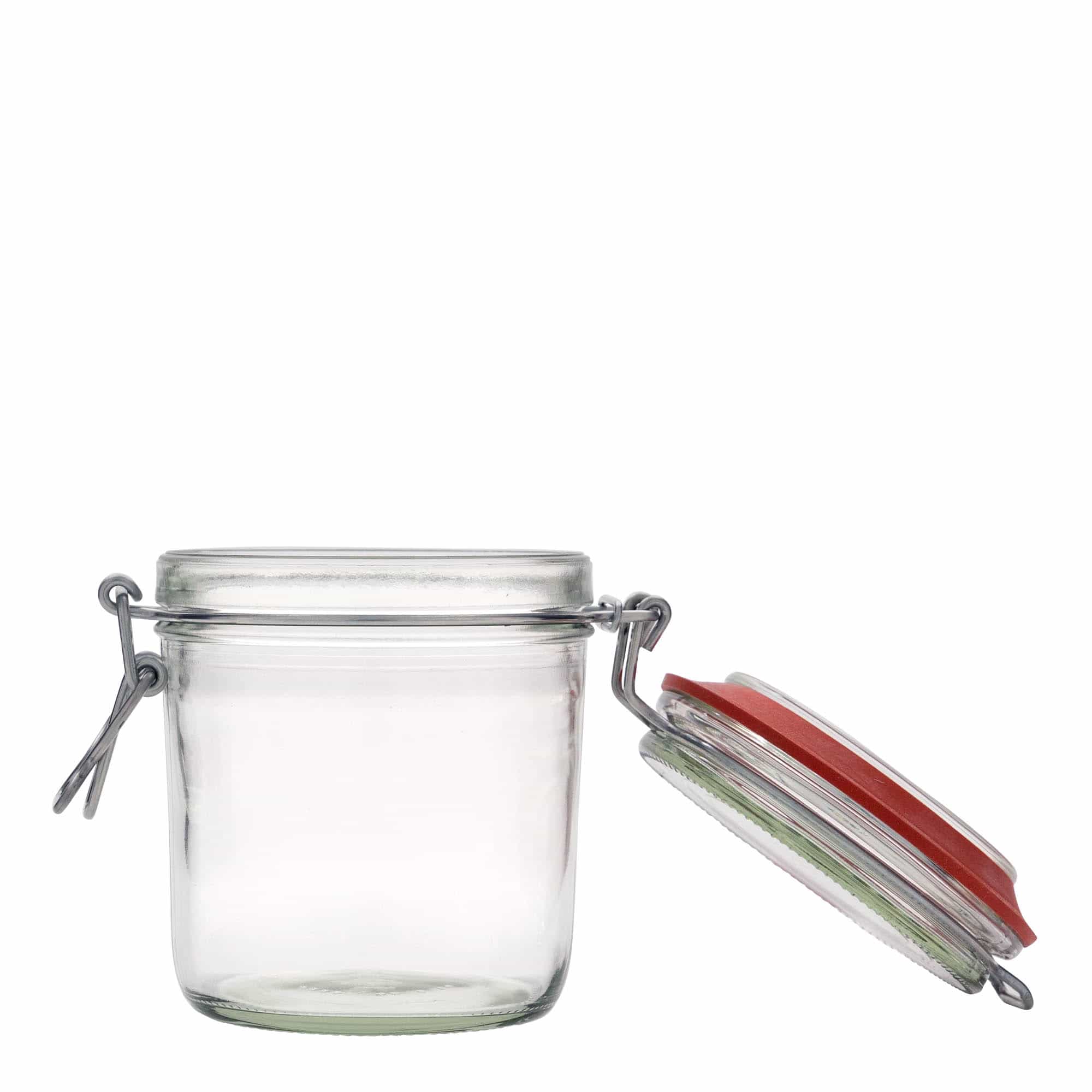 530 ml borcan cu clemă metalică, deschidere: închidere cu clemă metalică
