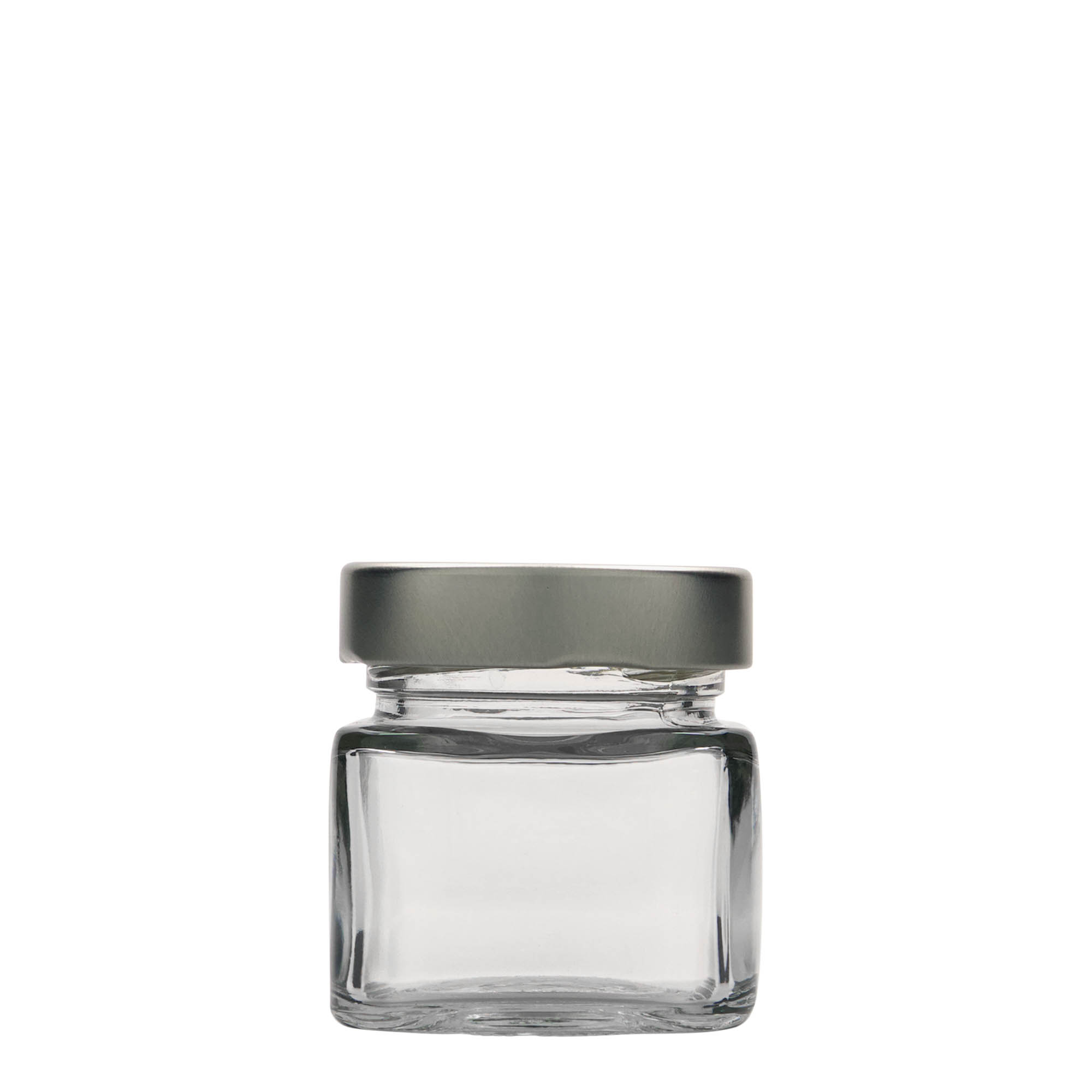 106 ml borcan pătrat „Ikarus”, gura: Deep-Twist-Off (DTO 58)