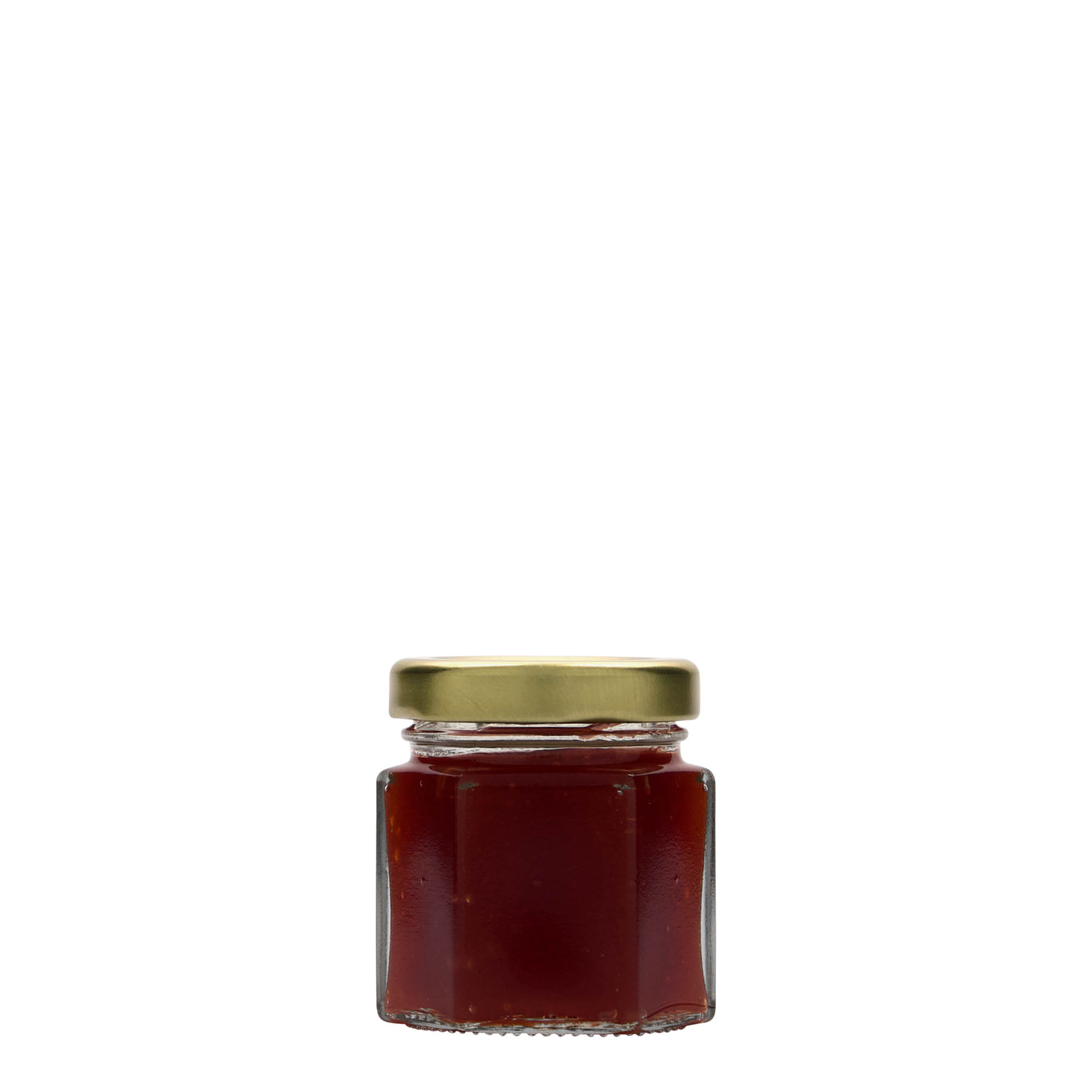 47 ml borcan hexagonal, gura: Twist-Off (TO 43) 47 ml borcan hexagonal, gura: Twist-Off (TO 43)