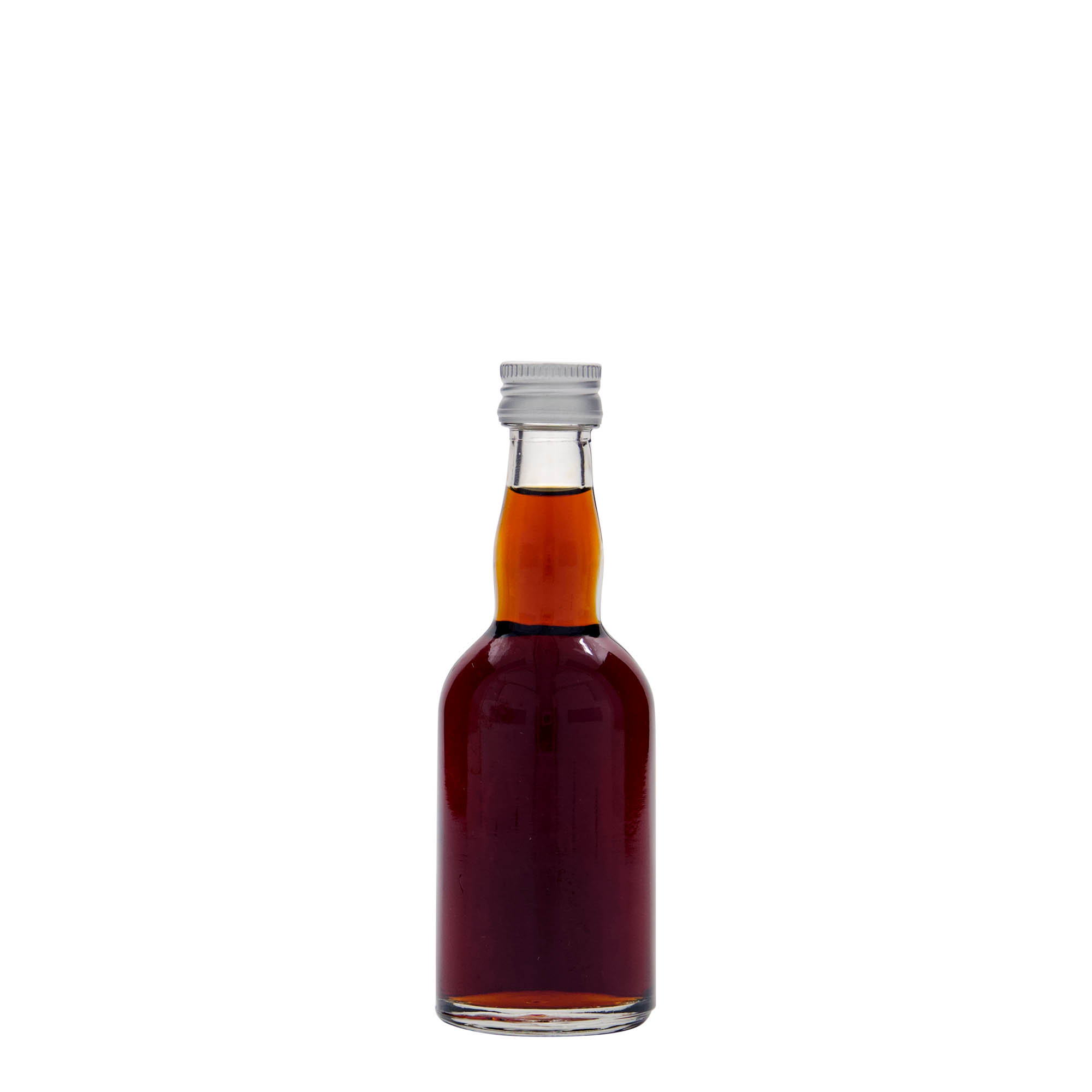 Sticlă de sticlă de 50 ml „Proba”, gura: PP 18 Sticlă de sticlă de 50 ml „Proba”, gura: PP 18